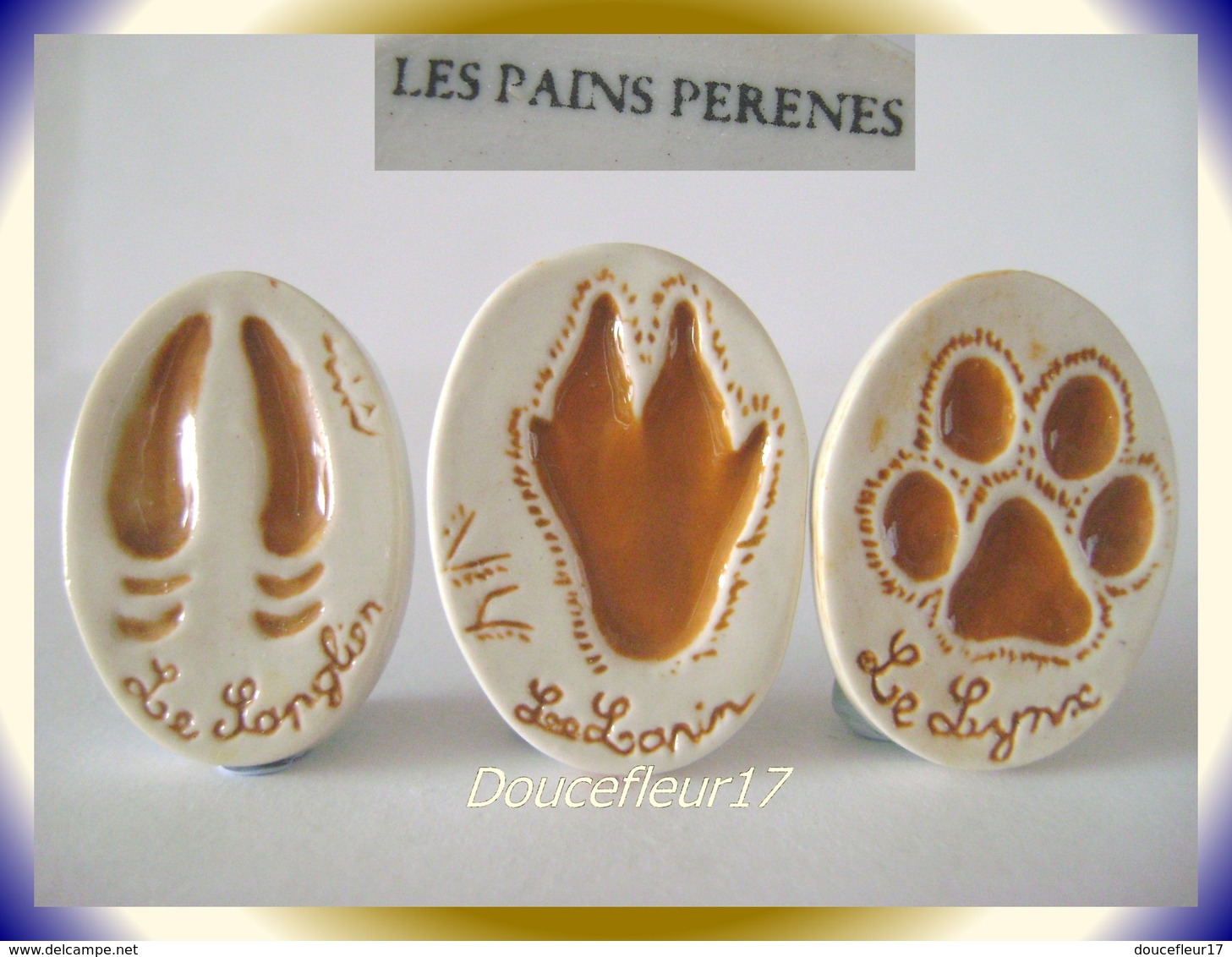 Empreintes Animaux ...Les Pains Pérénes 3 Fèves .. Ref AFF: 2006-2007 ...( Pan004) - Autres & Non Classés