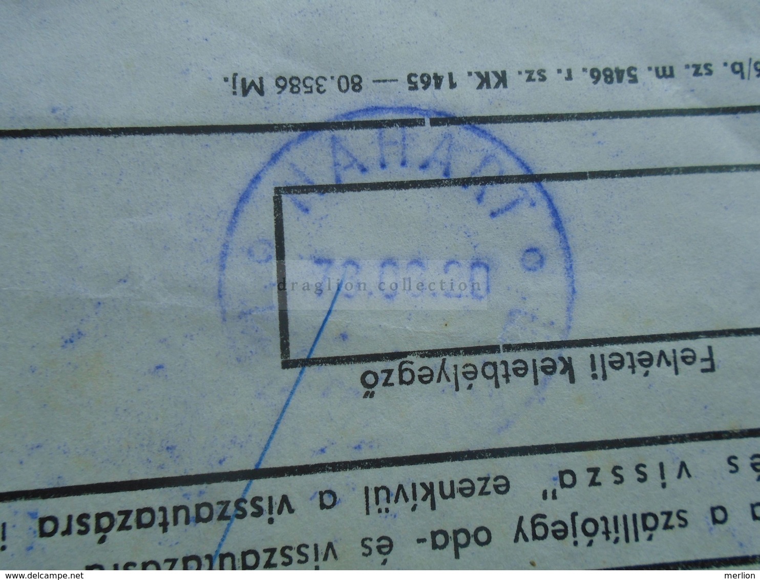 ZA271.7  Hungary  Ferry Group Ticket - Balatonföldvár- Tihany  1987 - 43 Person - Bateau - Ship Schiff -Balaton MAHART - Europa