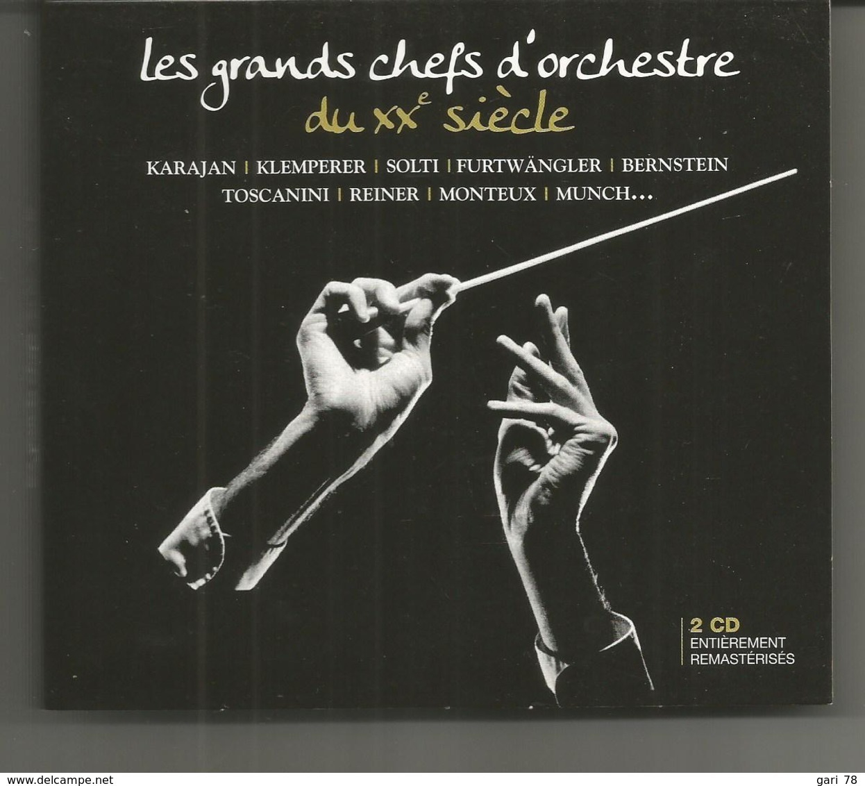 Coffret 2 CD Les Grands Chefs D'orchestre Du XXe Siècle KARAJAN / KLEMPERER / SOLTI / FURTWANGLER / BERNSTEIN Etc - Classique