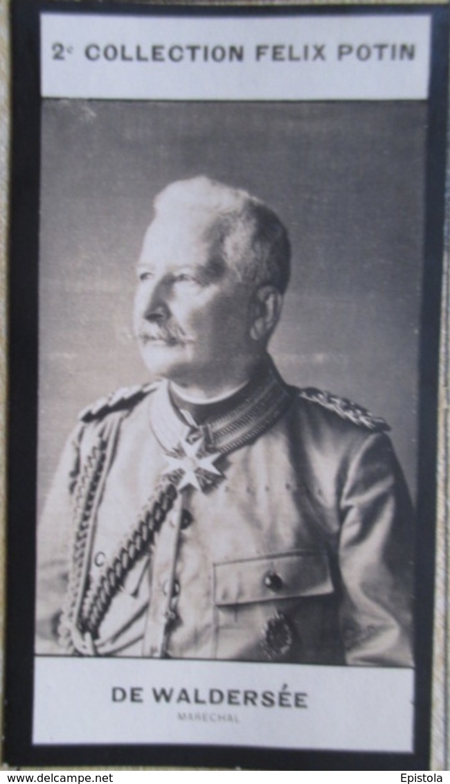 ► Général Alfred Von WALDERSEE Né à Postdam - Guerre Franco-Allemande Révolte Des Boxers Chine - Photo Felix POTIN 1908 - Félix Potin