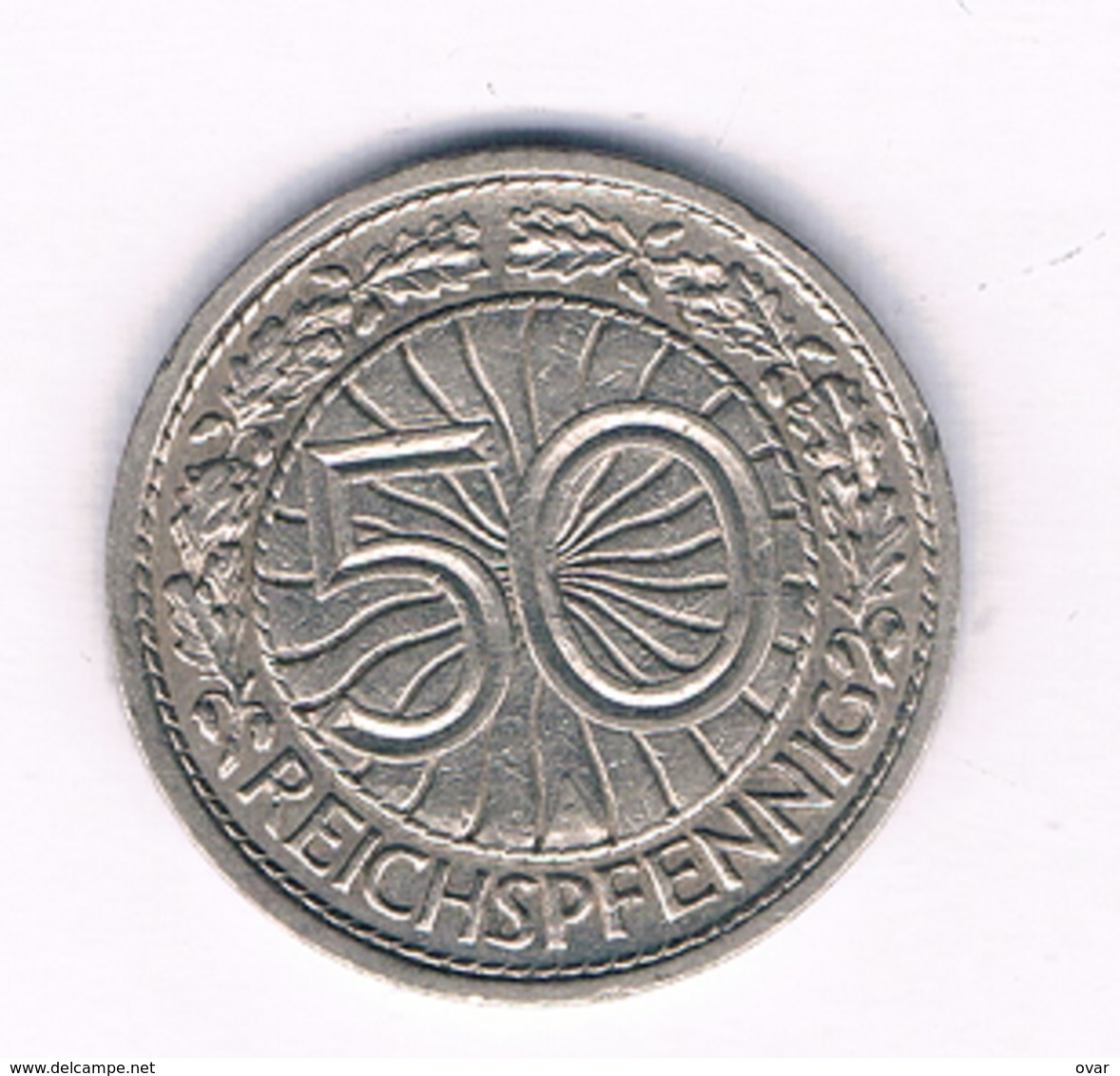 50 PFENNIG 1927 A DUITSLAND /1516/ - 50 Rentenpfennig & 50 Reichspfennig