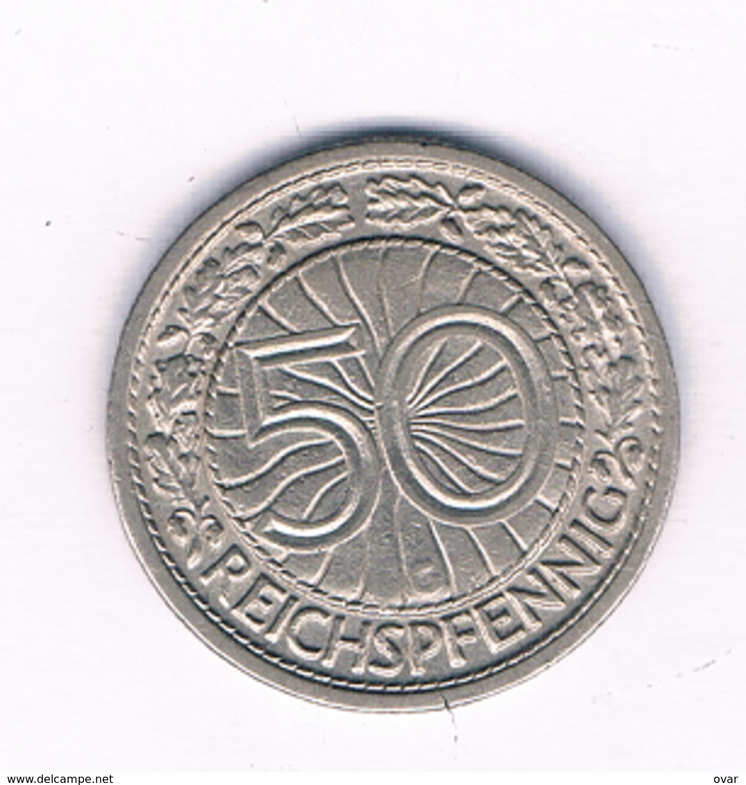 50 PFENNIG 1928 G   DUITSLAND /1518/ - 50 Rentenpfennig & 50 Reichspfennig