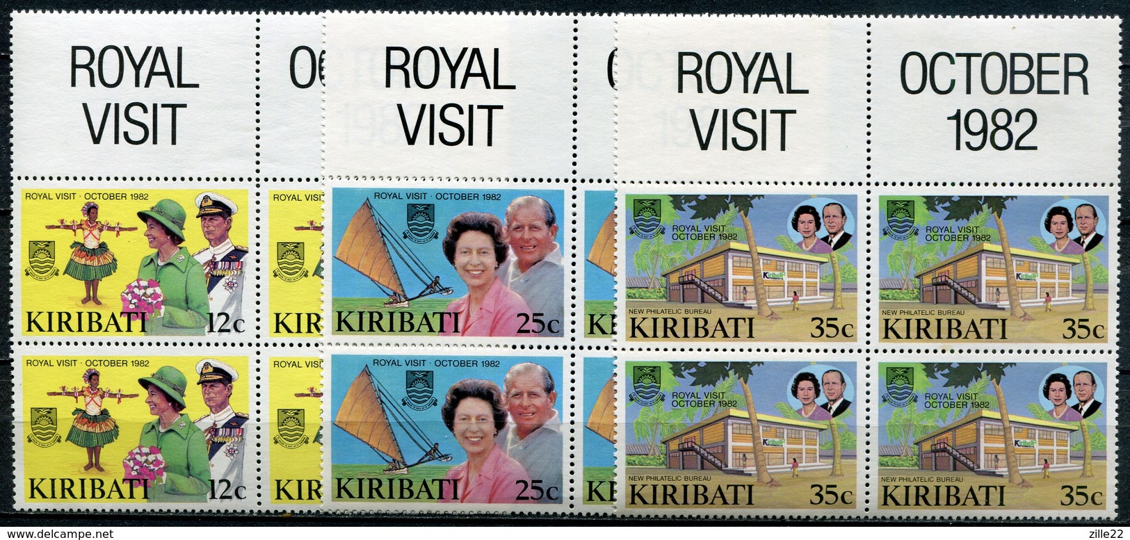 Kiribati Mi# 412-4 Zf Postfrisch MNH - QEII Royal Visit - Kiribati (1979-...)