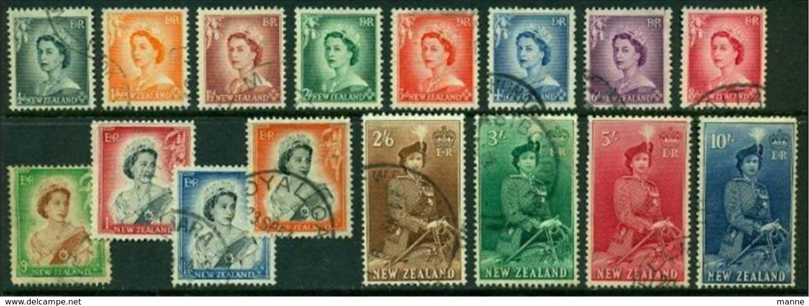 -New Zealand-1953-"Definitives " (o) - Used Stamps