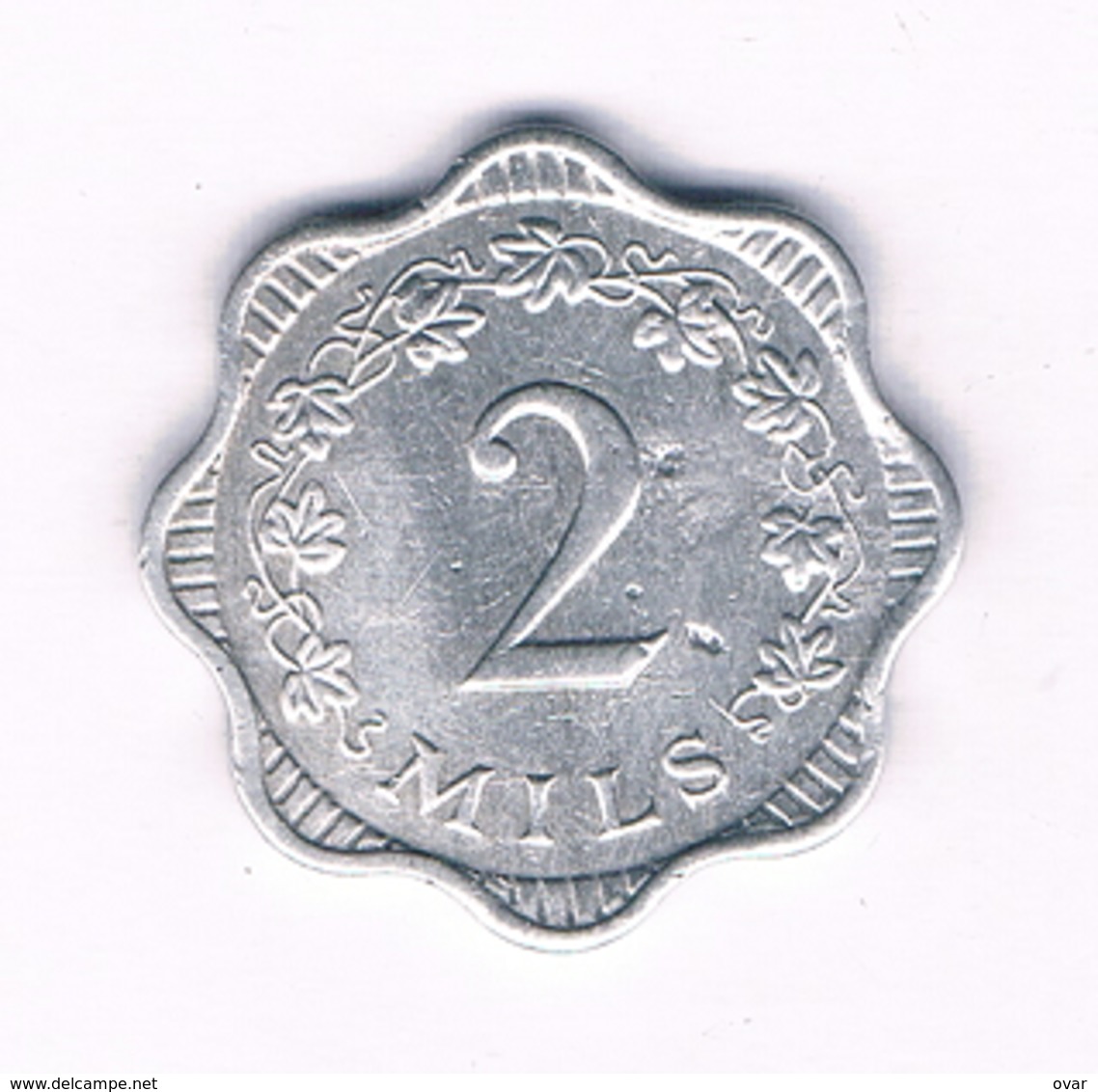 2 MILS 1972 (mintage 43000ex) MALTA /1521/ - Malta