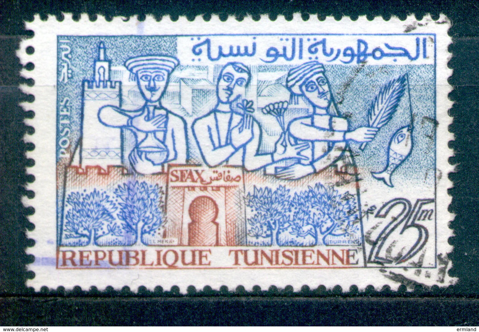 Tunesien  - Republique Tunisienne 1959/1961 - Michel Nr. 530 O - Tunesien (1956-...)