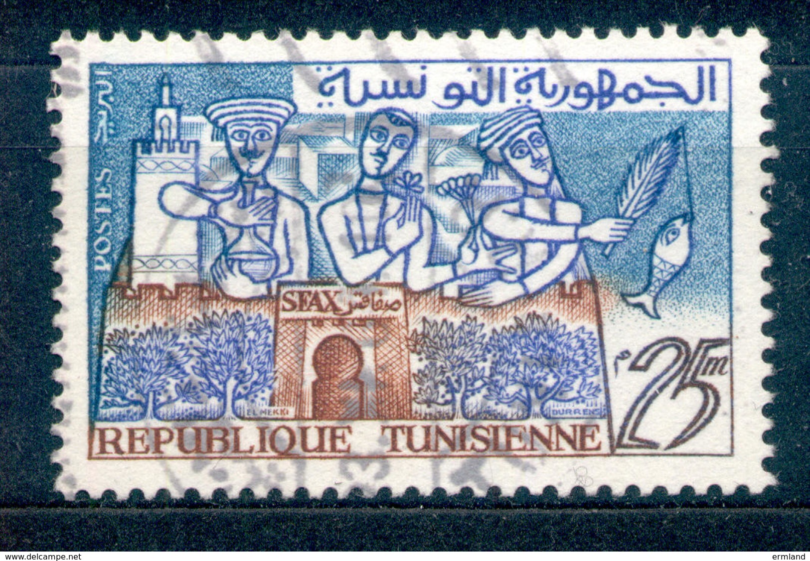 Tunesien  - Republique Tunisienne 1959/1961 - Michel Nr. 530 O - Tunesien (1956-...)