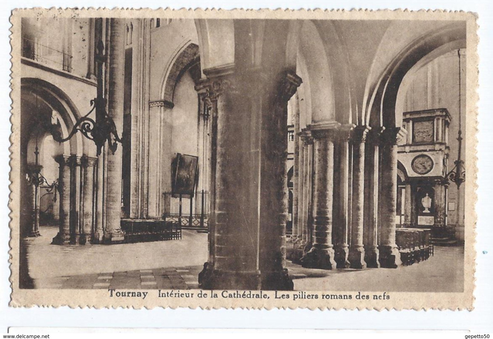 Carte Publicitaire  L'Edition Belge 1934 ?  Ecrite Tournay Cathédrale - Tournai