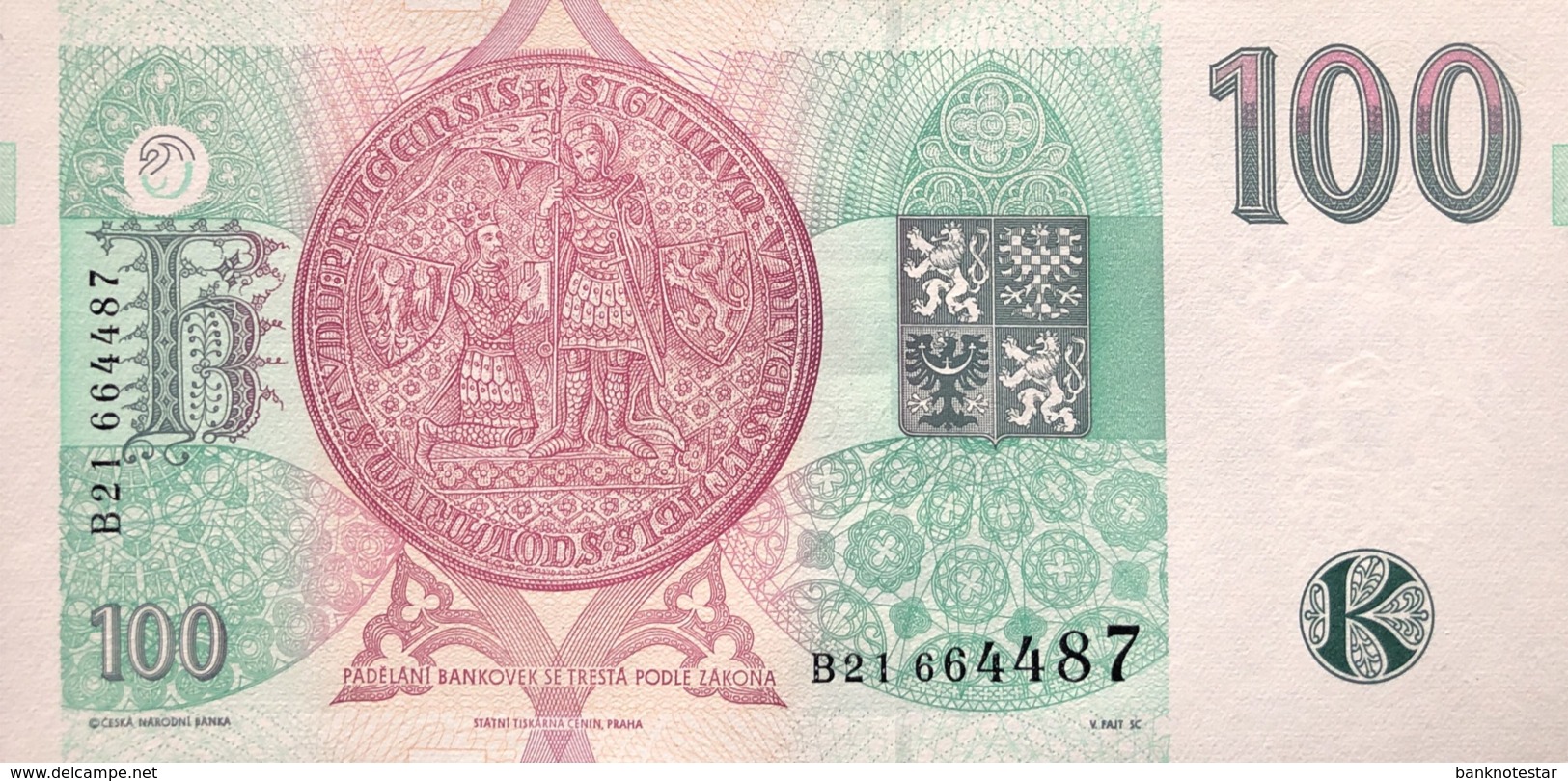 Czech Republic 100 Korun, P-12 (1995!) - UNC - Tschechien