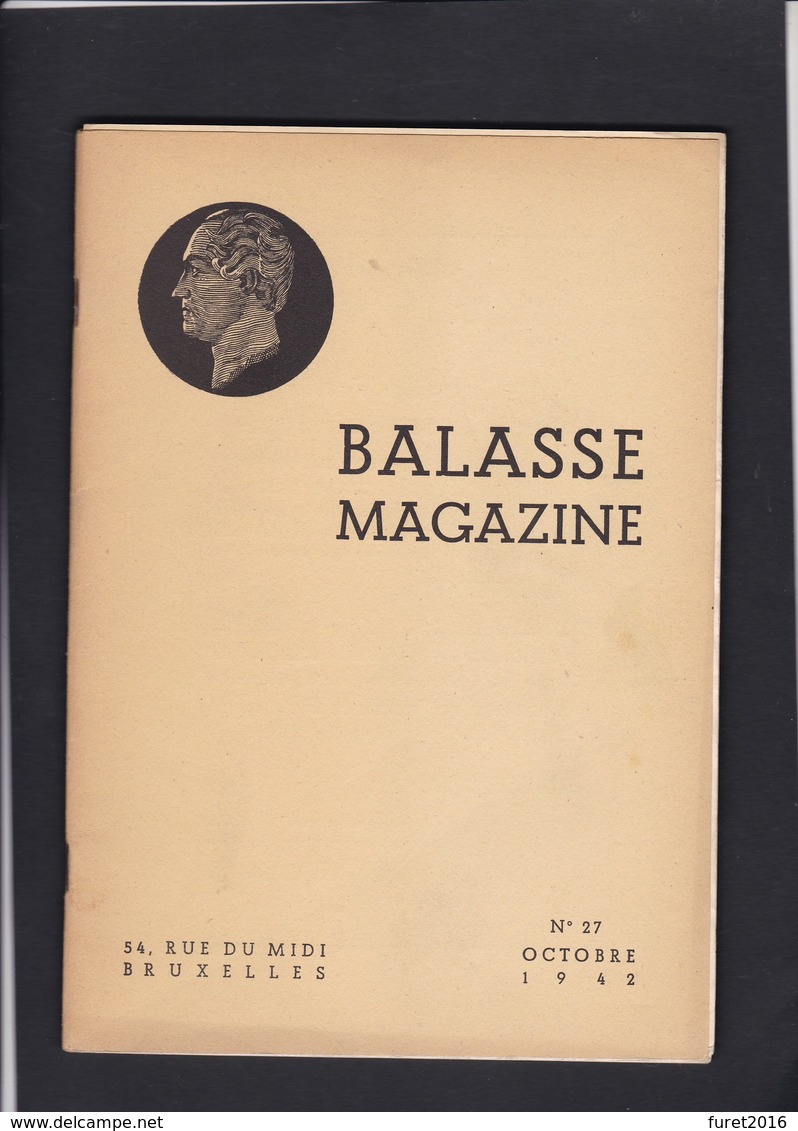 BALASSE MAGAZINE N° 27 Oct.1942 + Supplement Au Catalogue Balasse - Guides & Manuels