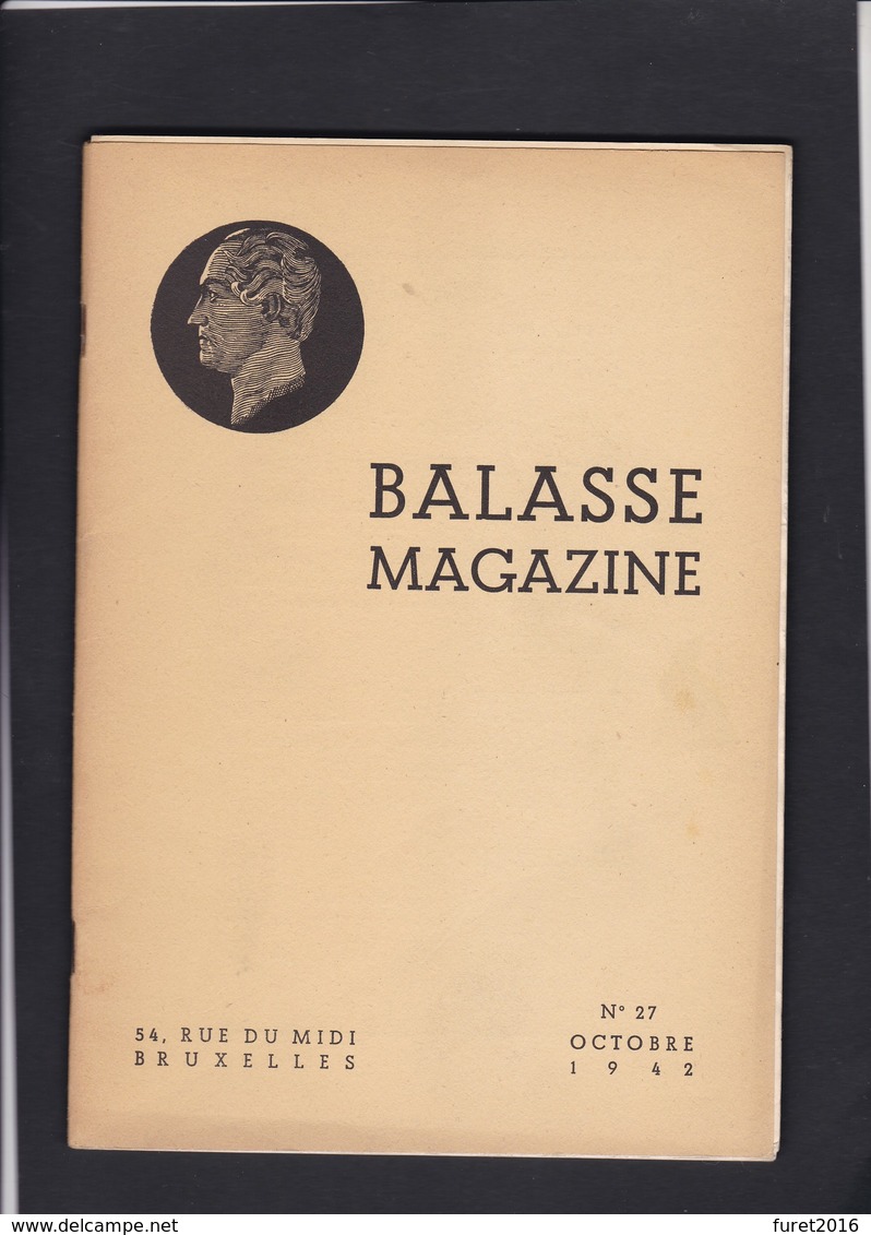 BALASSE MAGAZINE N° 27 Oct.1942 + Supplement Au Catalogue Balasse - Manuales