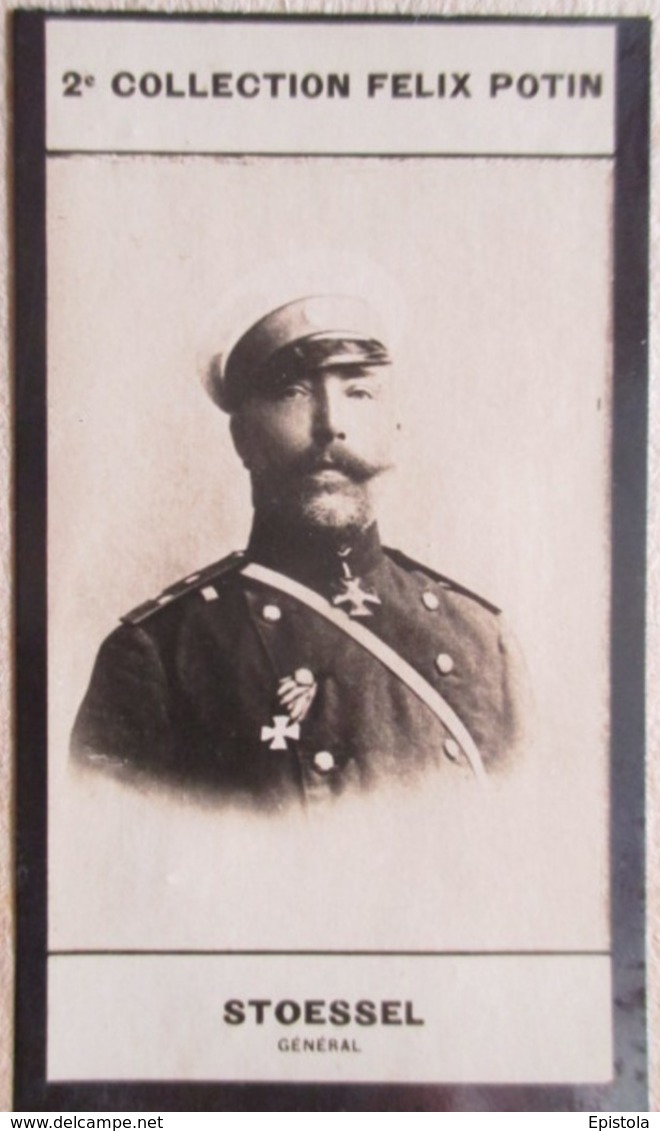 ► General Russe Anatoly Mikhaïlovitch Stössel Стéссель -  Guerre Russo Japonaise -  Collection Photo Felix POTIN 1908 - Félix Potin