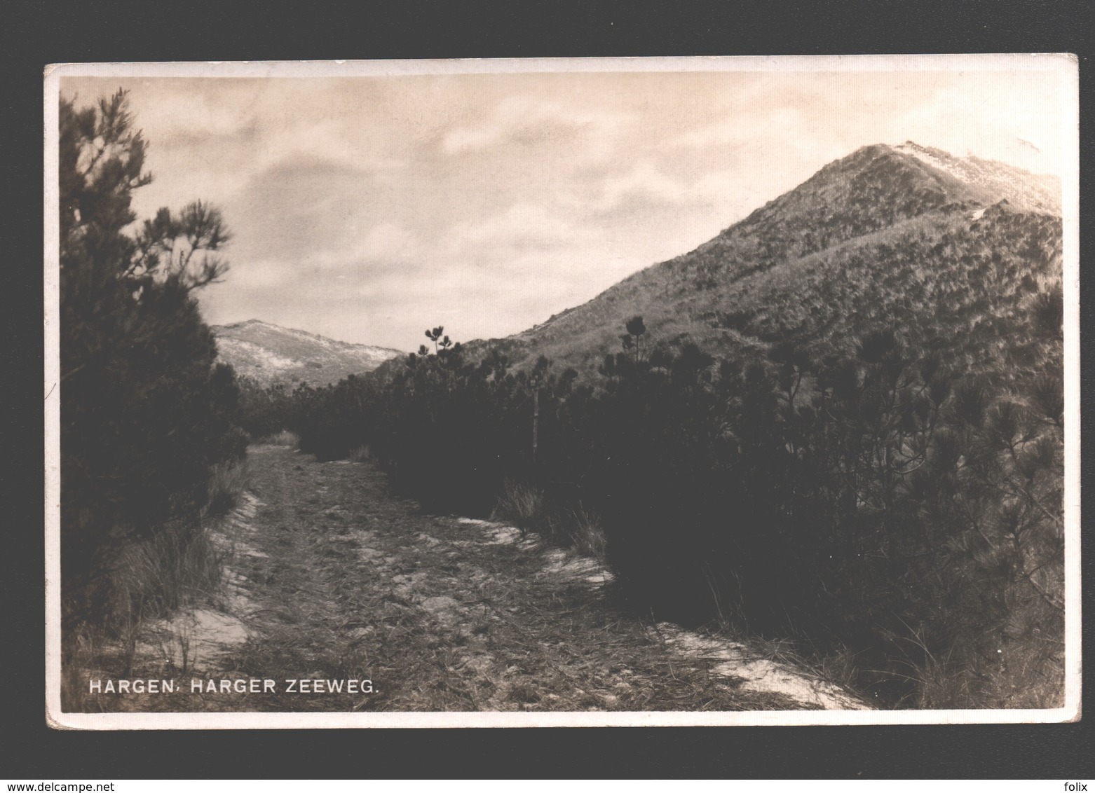 Hargen - Harger Zeeweg - Fotokaart C. Oldenburg, Schoorl - Autres & Non Classés