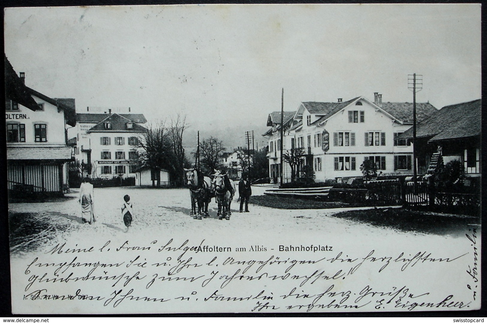 AFFOLTERN Am Albis Bahnhofplatz - Affoltern