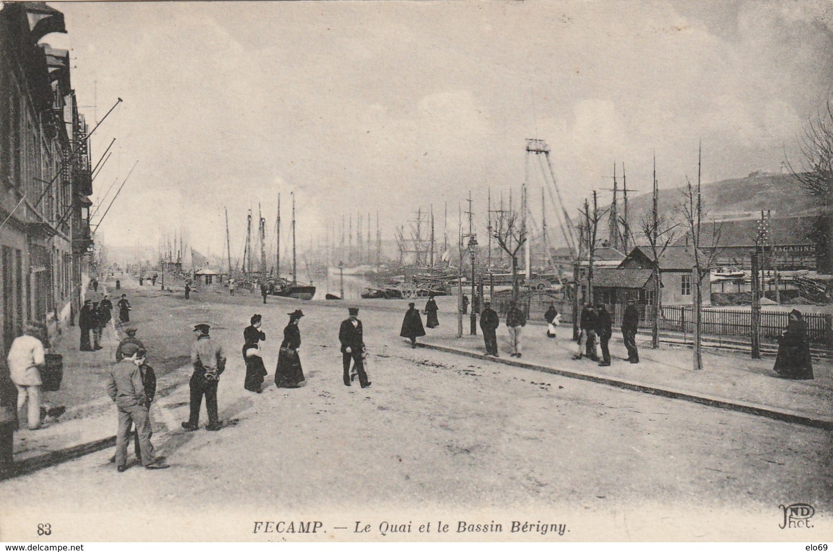 FECAMP Le Quai Et Le Bassin Bérigny ( ND 83 ) - Fécamp