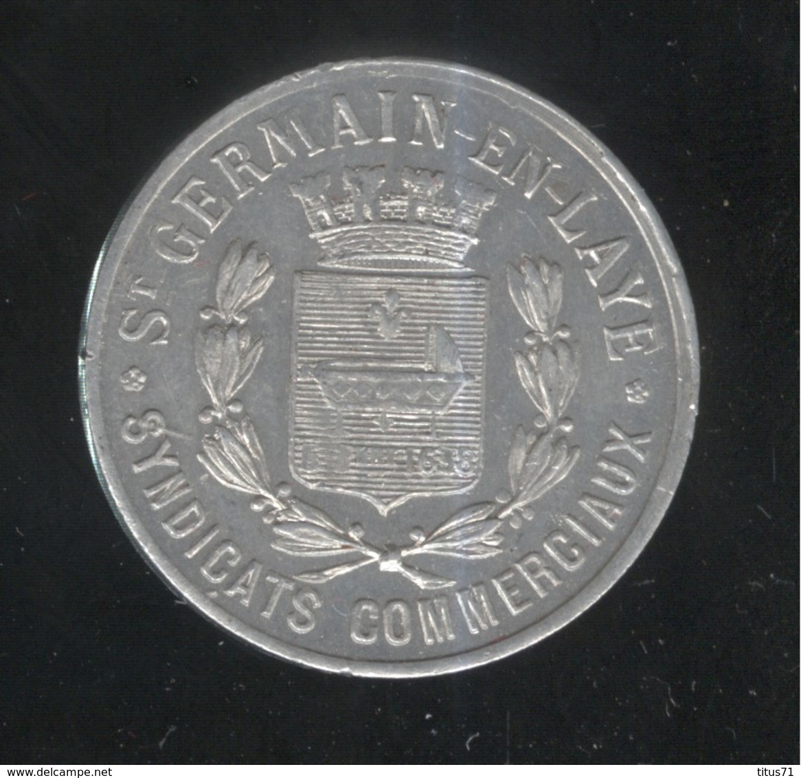 25 Centimes Saint Germain En Laye 1918 - Monnaie De Nécessité - SUP - Andere & Zonder Classificatie