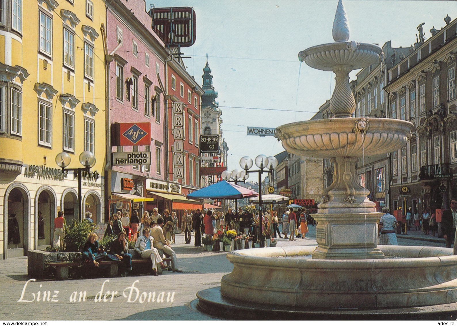 LINZ An Der Donau Taubenmarkt Fußgängerzone - Linz