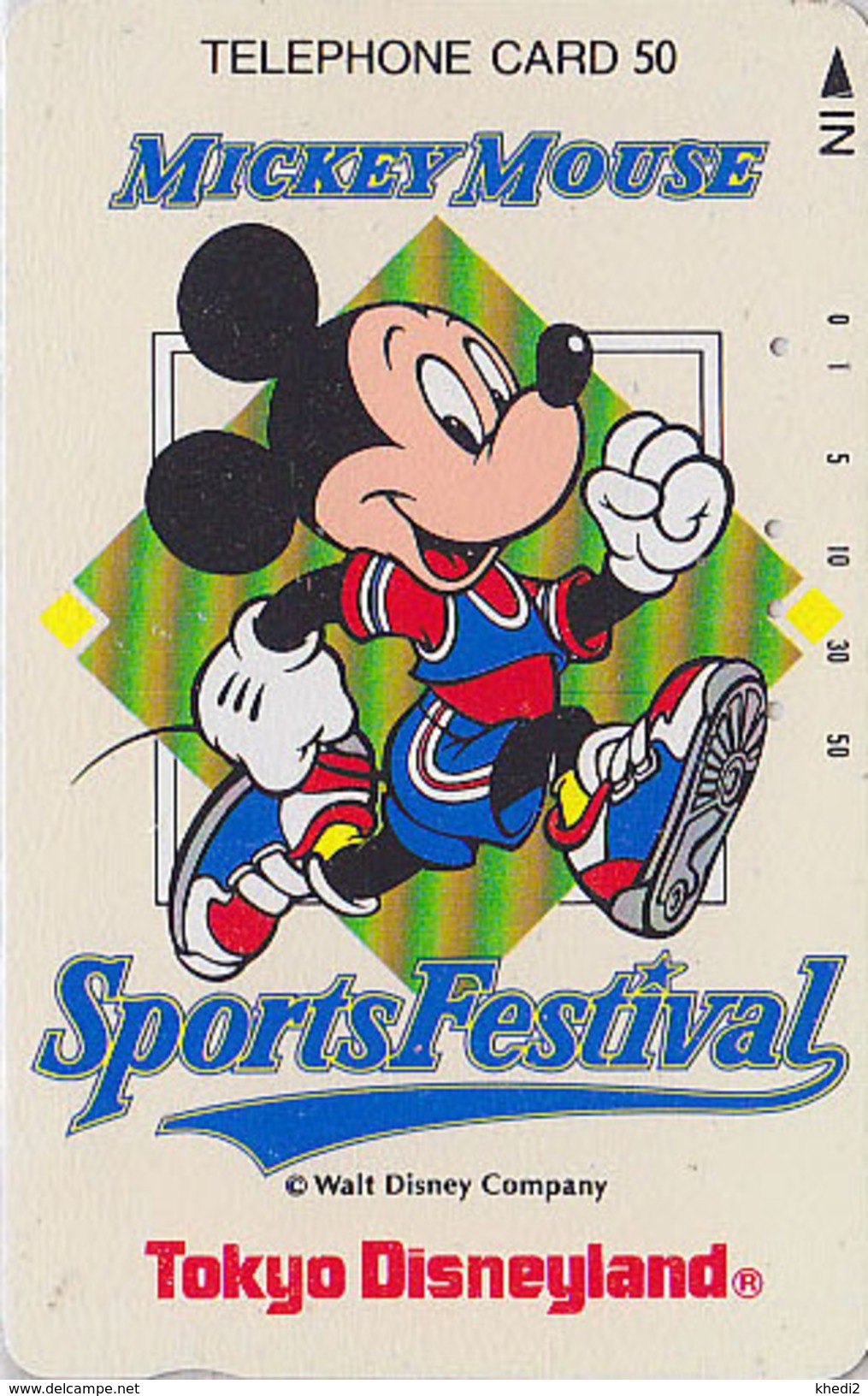 TC JAPON / 110-93800 - DISNEY - Disneyland - MICKEY Sportif Sport Festival - JAPAN Phonecard - Disney