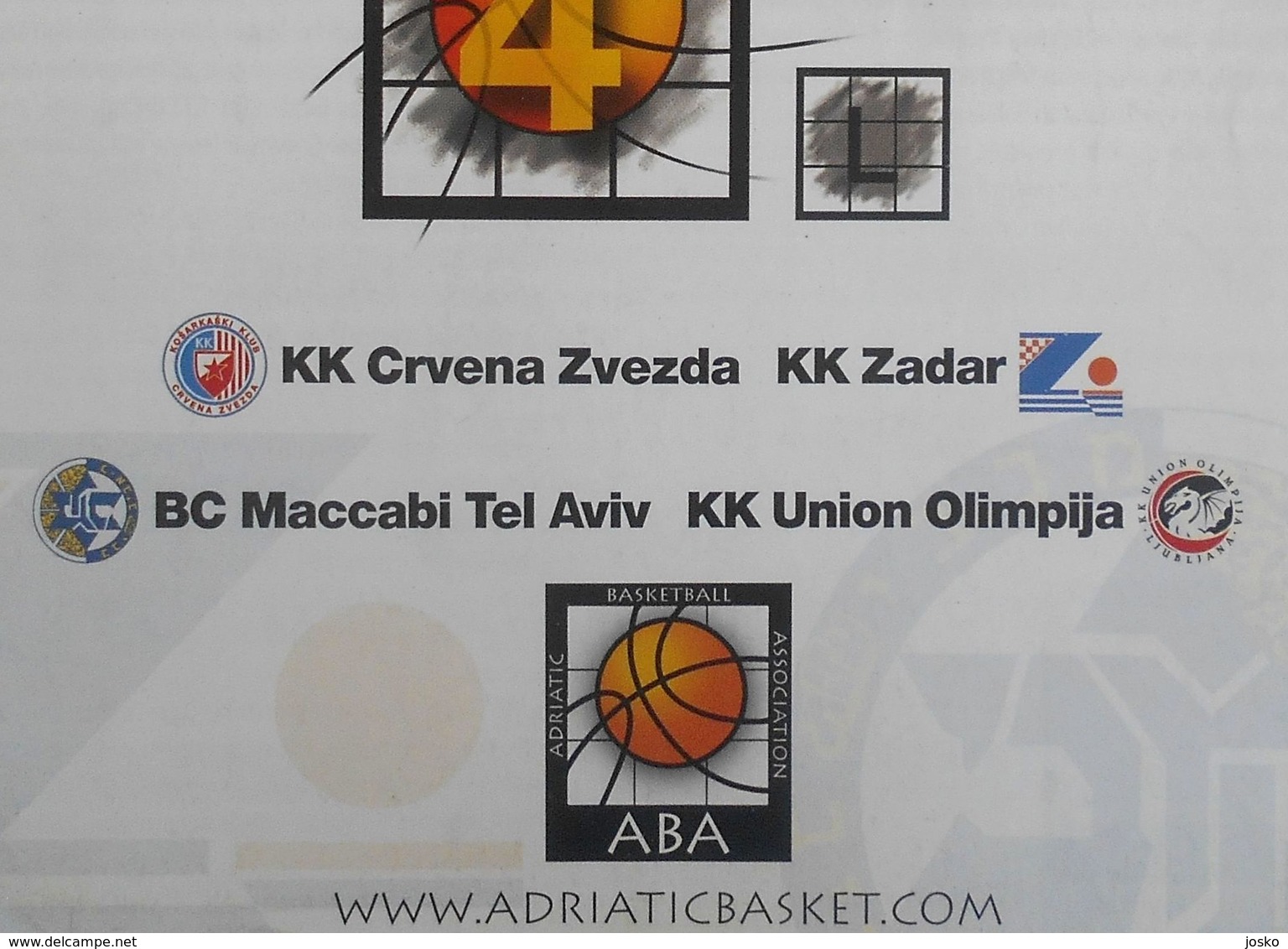 2003 GOODYEAR LEAGUE FINAL FOUR - Official Basketball Programme * Maccabi Israel * Basket-ball Pallacanestro Baloncesto - Other & Unclassified