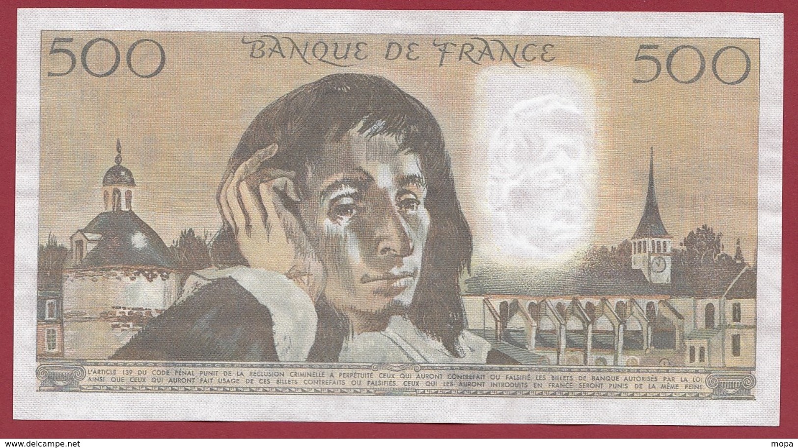 500 Francs "Pascal" Du 06/01/1983.P---SUP---ALPH .Z.181 - 500 F 1968-1993 ''Pascal''