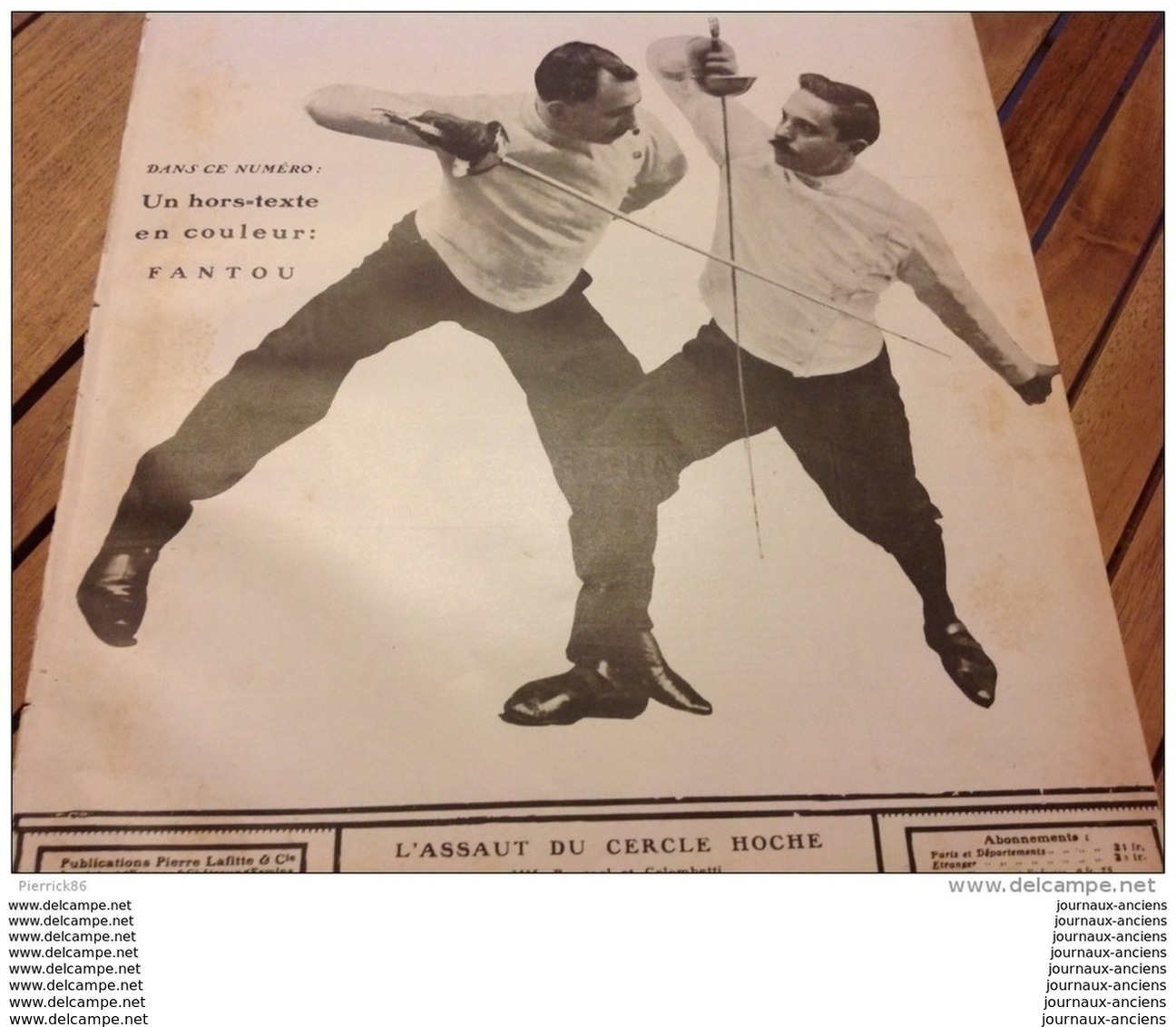 1906  LUTTE RAOUL LE BOUCHER - RIGBY  L'ART DU COUP DE PIED  - BOXE EN AMERIQUE  - ESCRIME CERCLE HOCHE