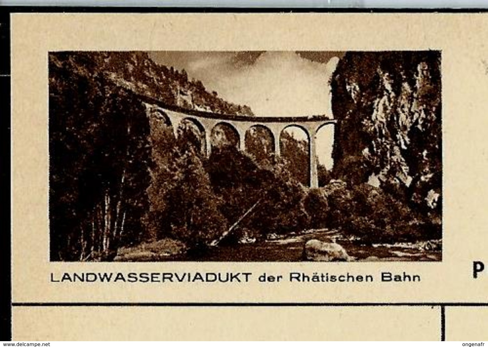 Carte Illustrée Neuve  N° 163 - 0143 E  ( LANDWASSERVIADUKT Der Rhätischen Bahn)  Trains - Railways - Glacier Express - Enteros Postales