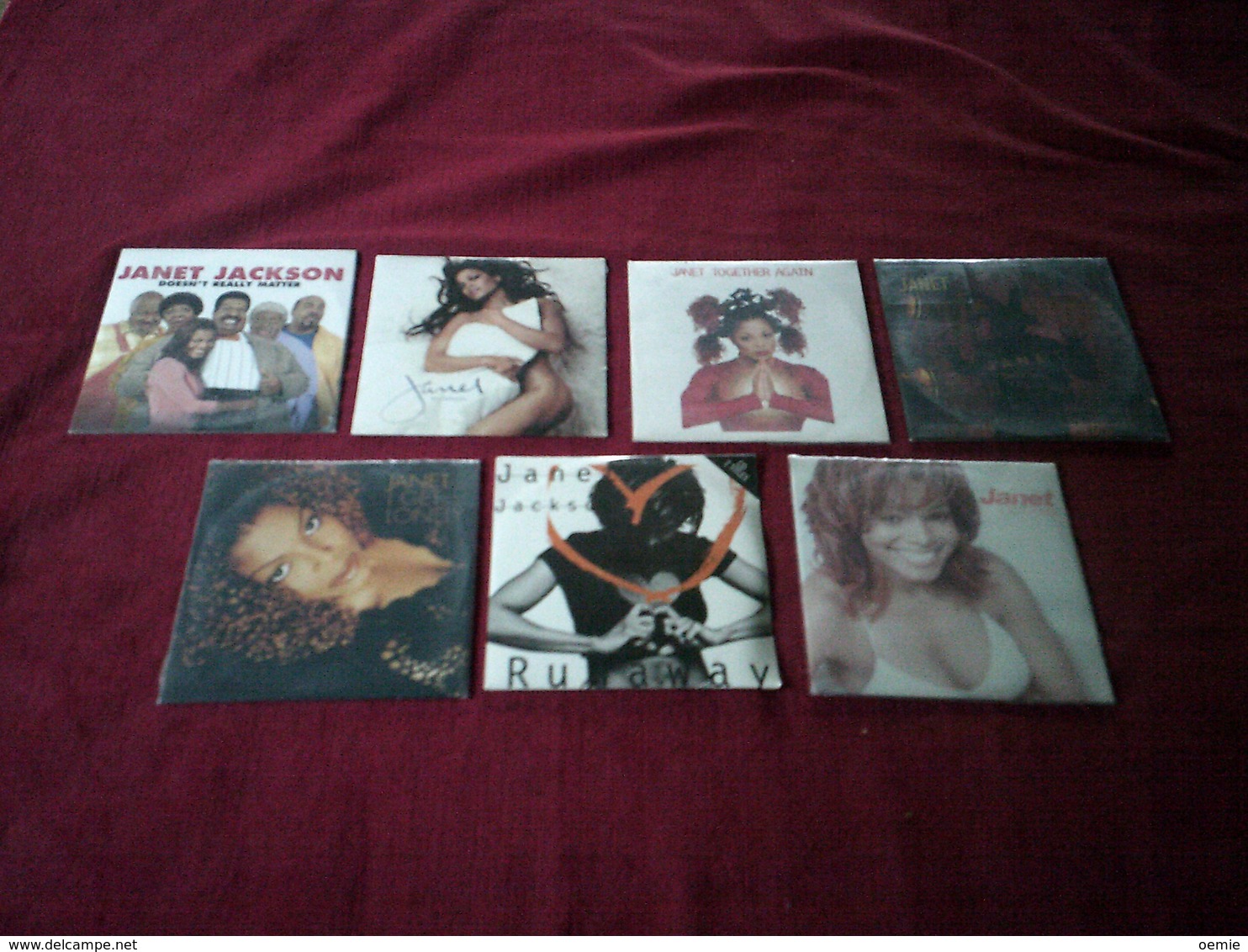 JANET  JACKSON  °  COLLECTION DE 7 CD SINGLE DE COLLECTION - Vollständige Sammlungen