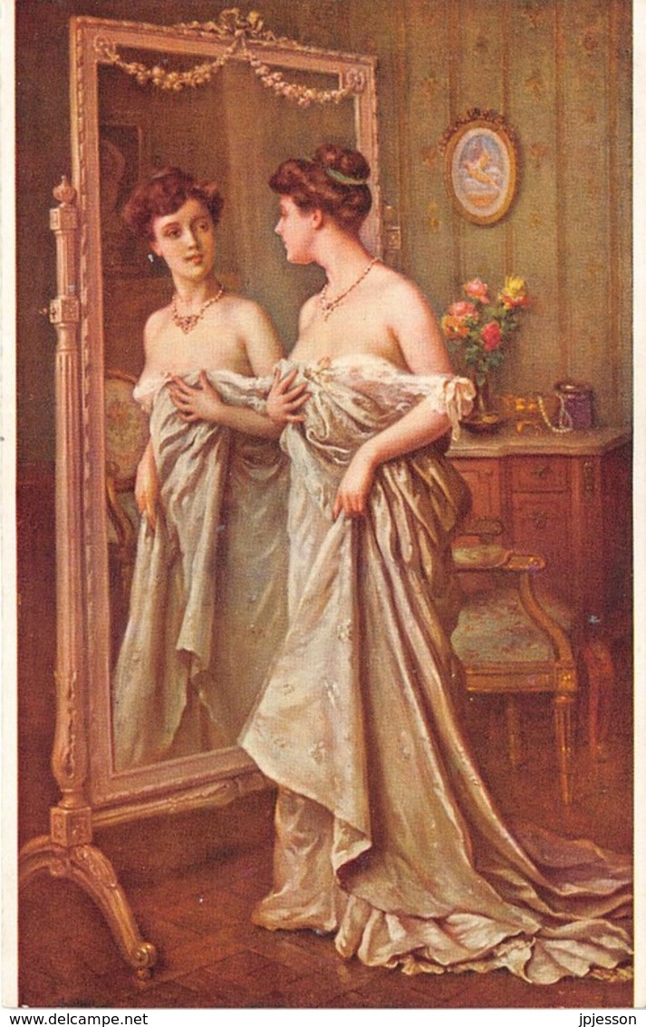 ILLUSTRATEUR - SCALBERT - "LA NOUVELLE PARURE" - FEMME - NU FEMININ - SALON DE PARIS - Autres & Non Classés