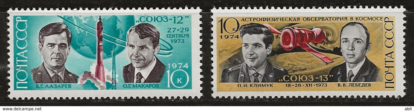 Russie 1974 N° Y&T :  4020 Et 4021 ** - Neufs