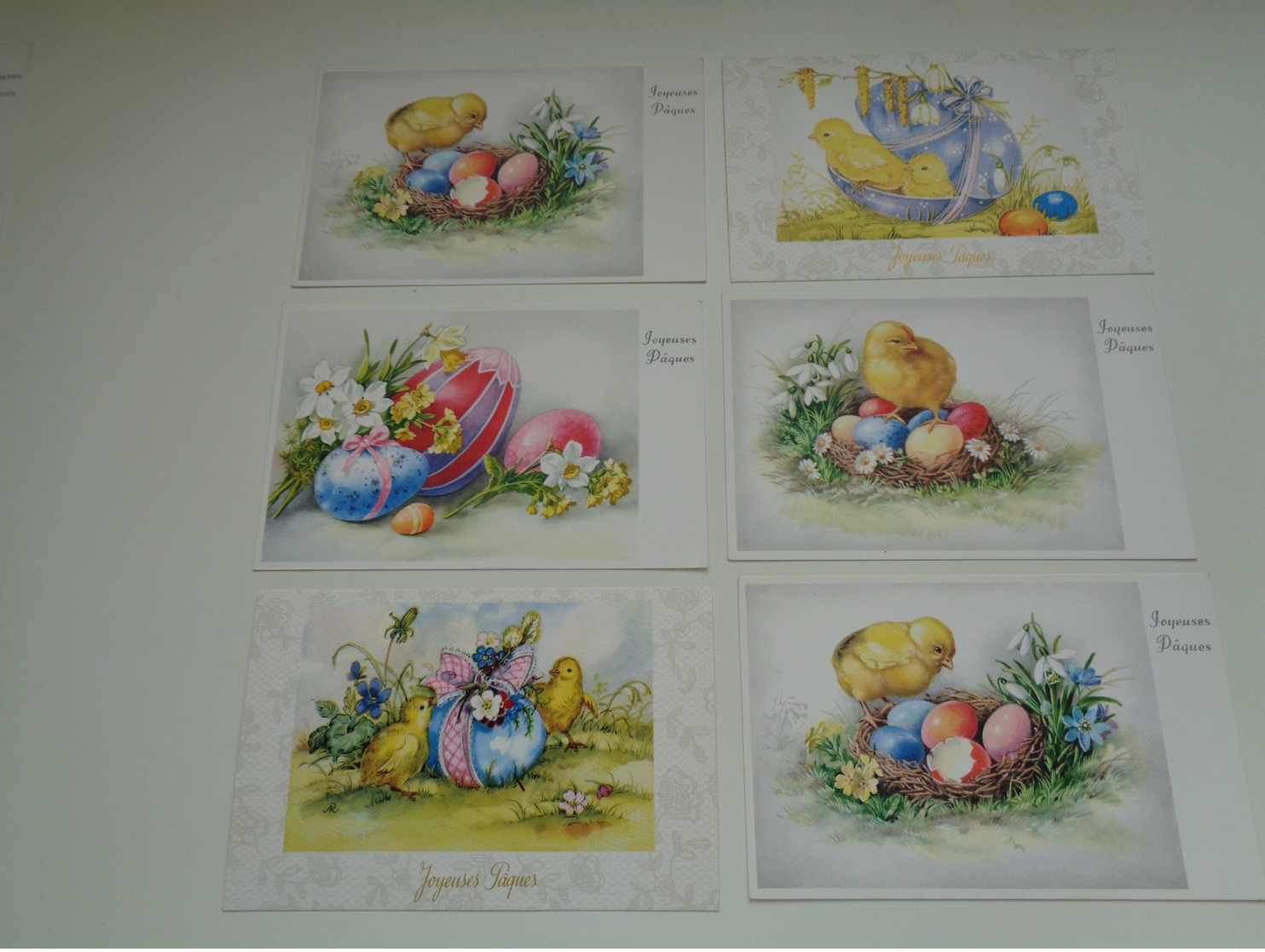 Beau lot de 45 cartes postales de fantaisie  Pâques    Mooi lot van 45 postkaarten fantasie  Pasen  - 45 scans