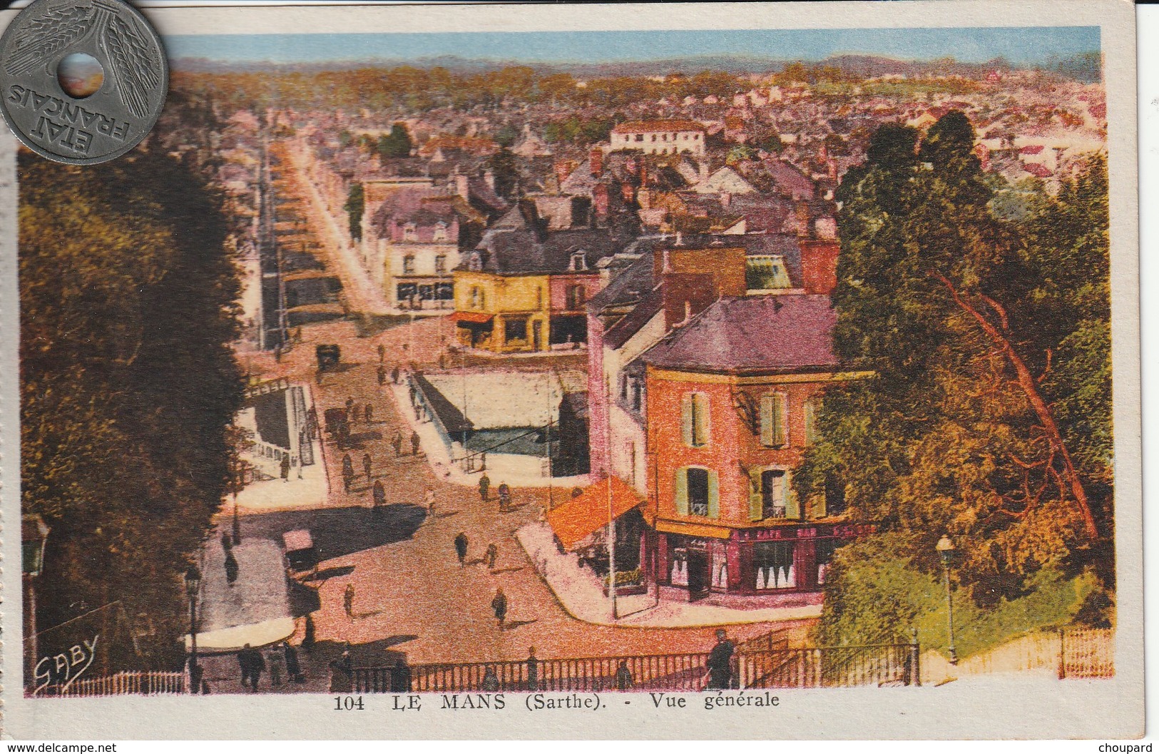 72 - Carte Postale Ancienne De LE MANS  Vue Aérienne - Le Mans