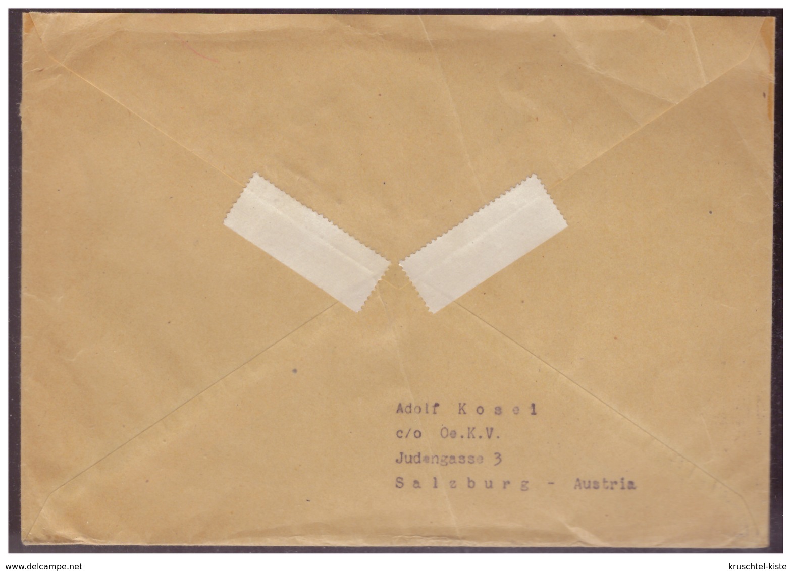 Österreich (005507) Brief Mit MNR 941, 942, 943/ 945 Gelaufen Nach Berneck (Schweiz) Von Salzburg Am 5.7.1950 - Briefe U. Dokumente