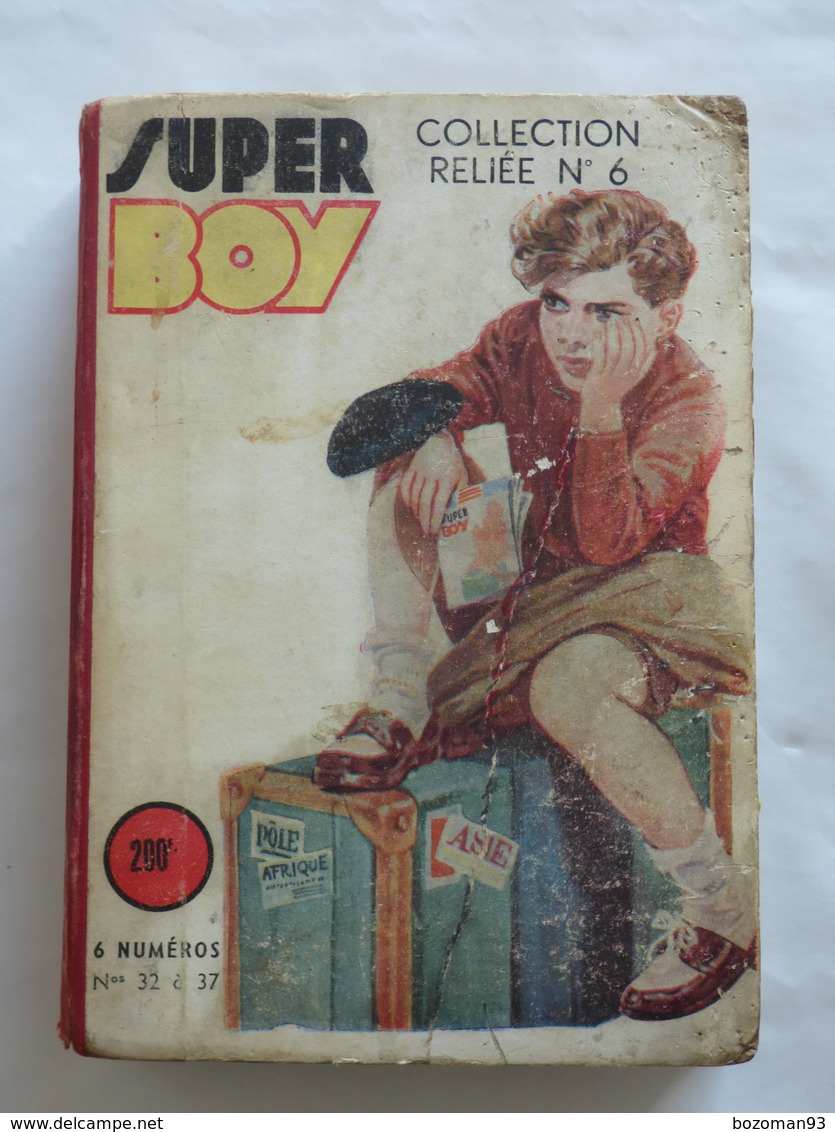 ALBUM SUPER BOY  N° 6  ( N° 32 à N° 37 )  TBE - Superboy