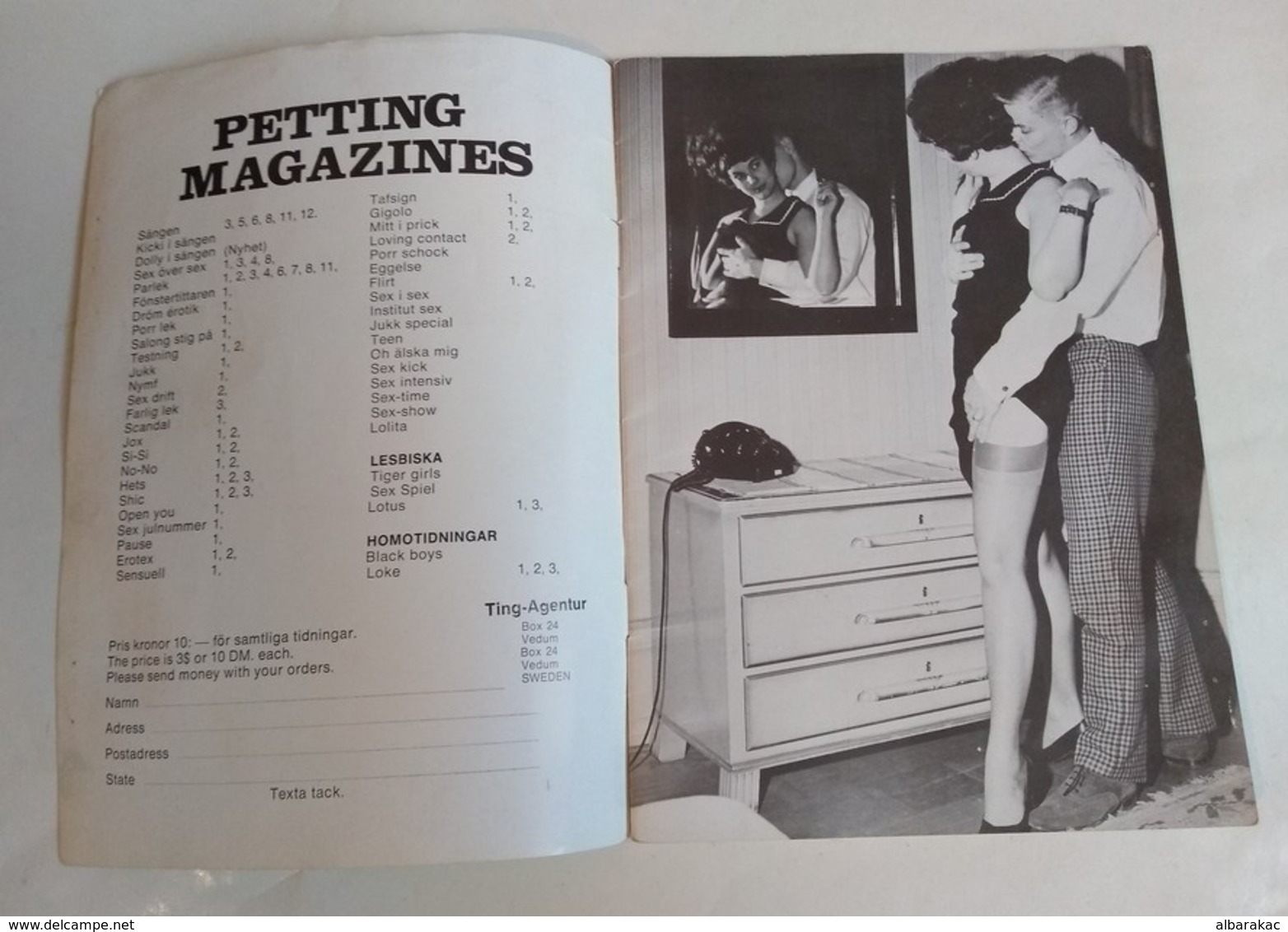 Bibi Jan Alskar - Petting Magazines Sweden ,Nude Allgrafia Malmo 68 - Scandinavian Languages