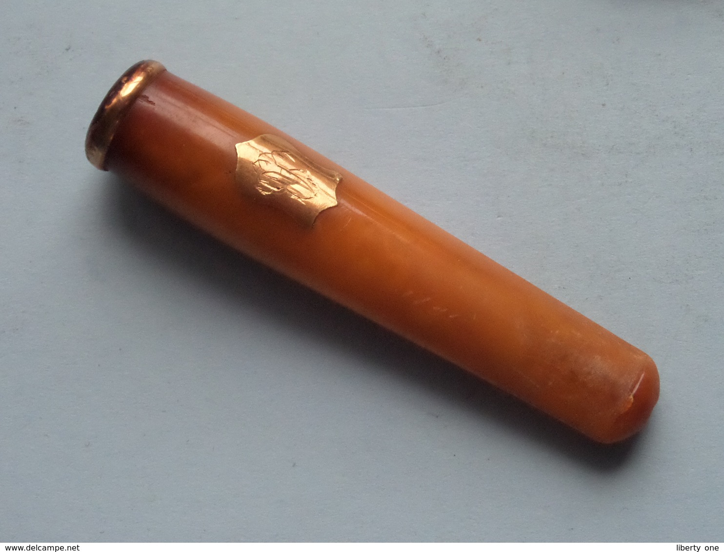 Cigarette Holder ( Voir / See Photo ) 64 Mm. > GOOD Condition With Initials ! - Fume-Cigarettes