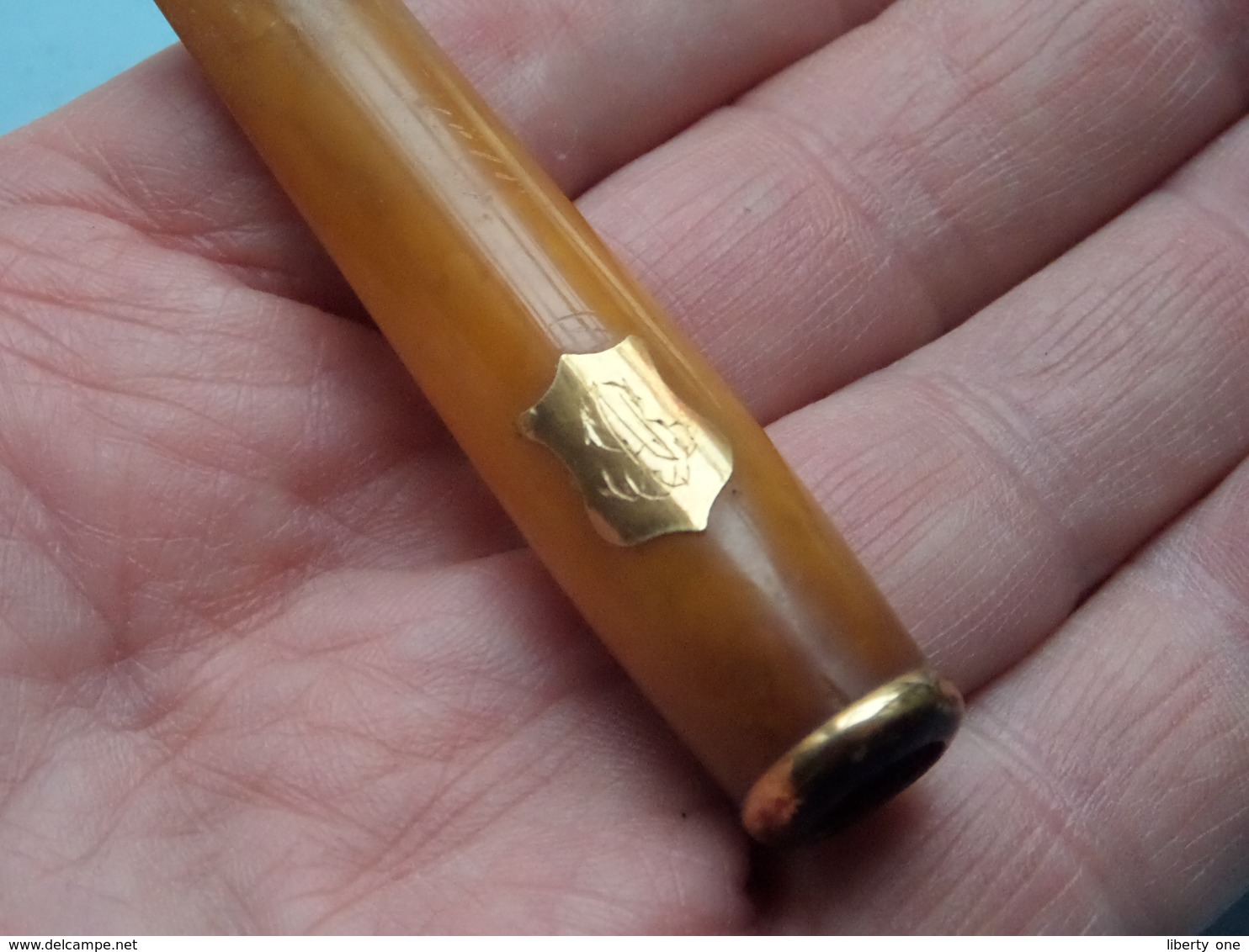 Cigarette Holder ( Voir / See Photo ) 64 Mm. > GOOD Condition With Initials ! - Fume-Cigarettes