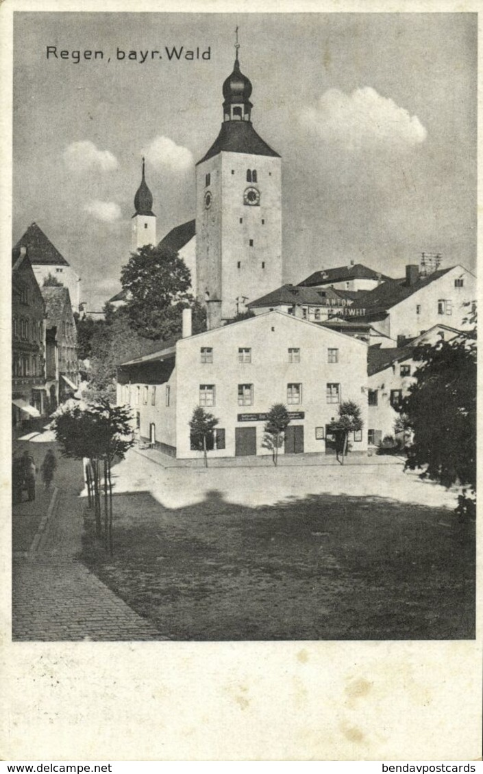 REGEN, Bayr. Wald, Pfarrkirche (1938) AK - Regen