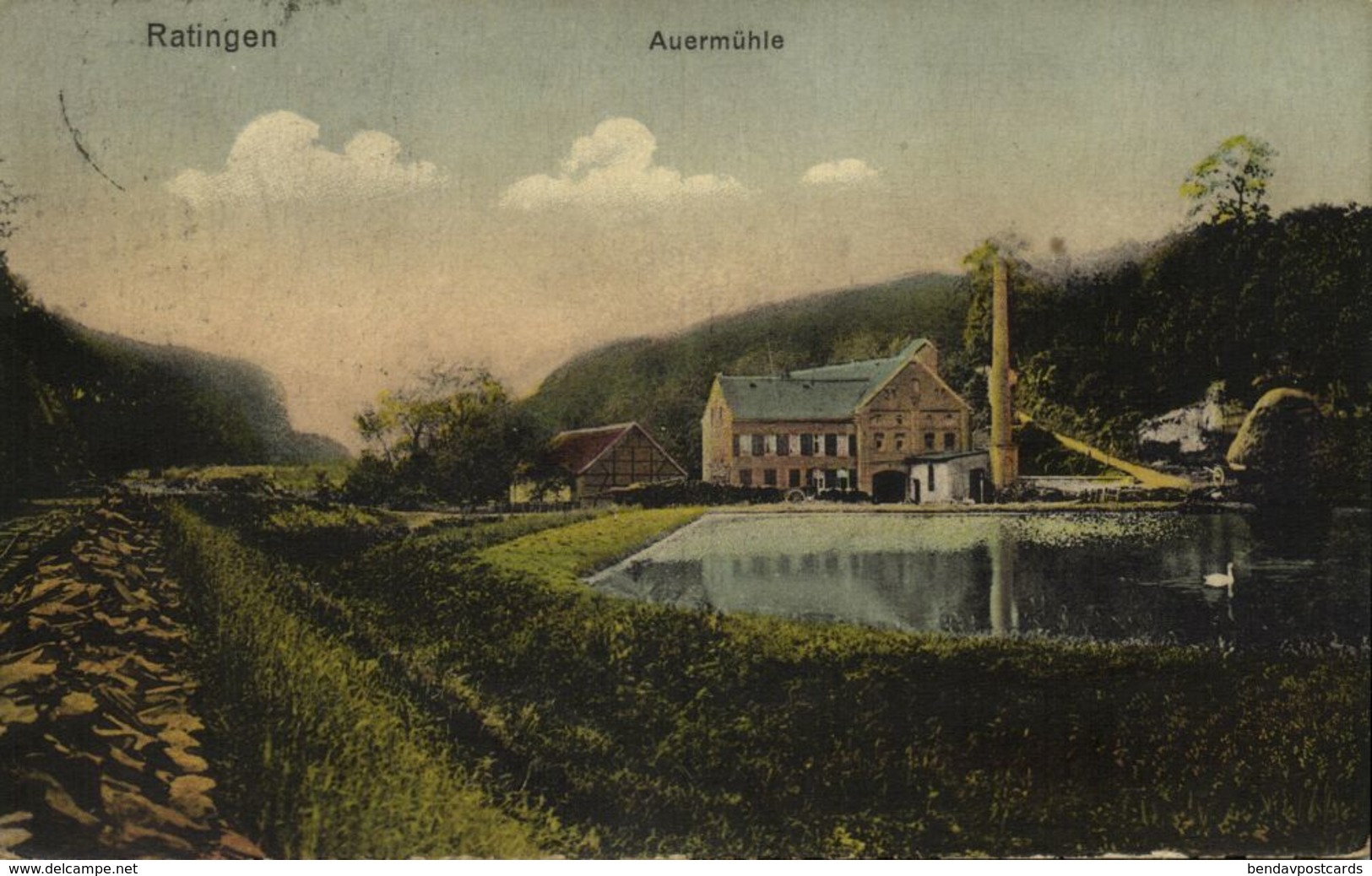 RATINGEN, Auermühle Am Wasser (1927) AK - Ratingen