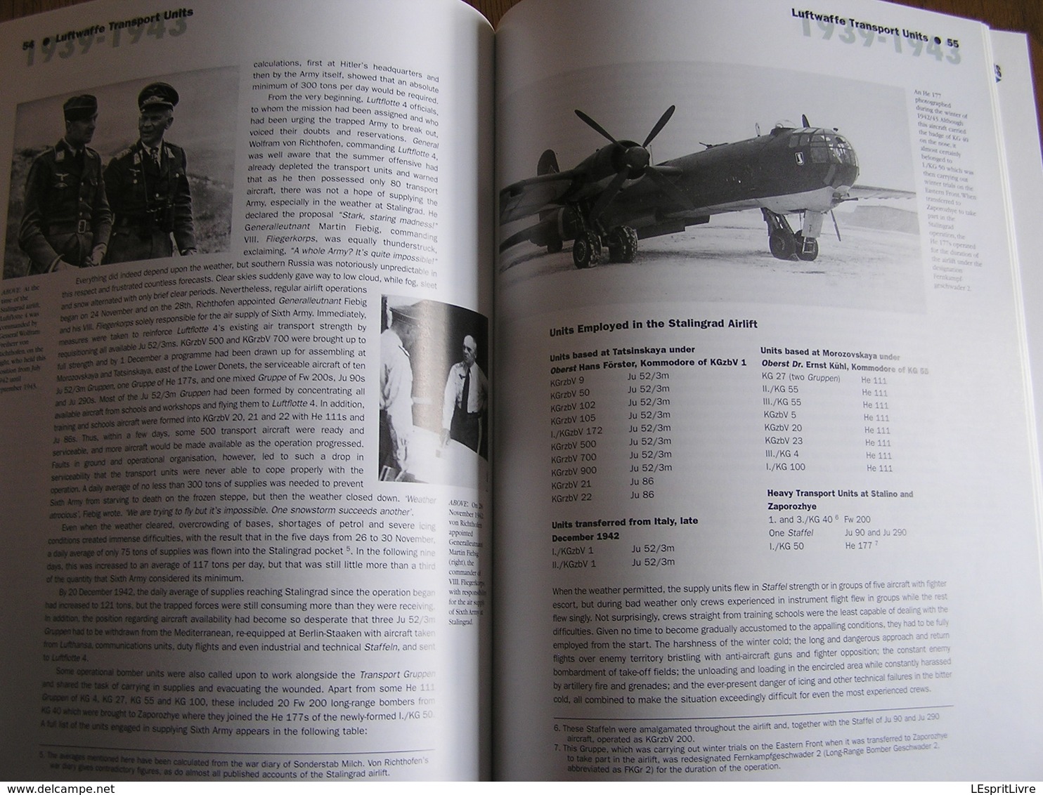 LUFTWAFFE TRANSPORT UNITS 1939 1943 Vol 1 Aircraft Transporter Marking Guerre 40 45 Aviation Allemande Avion JU 52 ME321