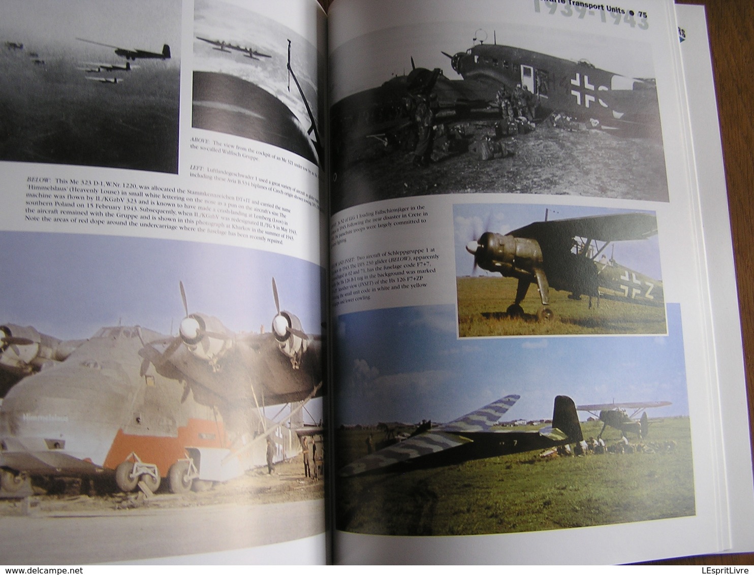 LUFTWAFFE TRANSPORT UNITS 1939 1943 Vol 1 Aircraft Transporter Marking Guerre 40 45 Aviation Allemande Avion JU 52 ME321