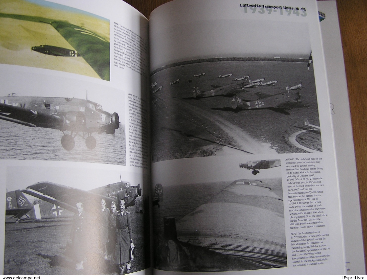 LUFTWAFFE TRANSPORT UNITS 1939 1943 Vol 1 Aircraft Transporter Marking Guerre 40 45 Aviation Allemande Avion JU 52 ME321