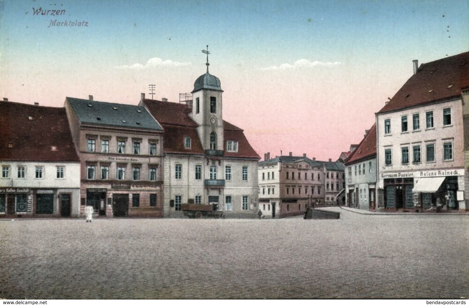 WURZEN, Marktplatz (1910s) AK - Wurzen