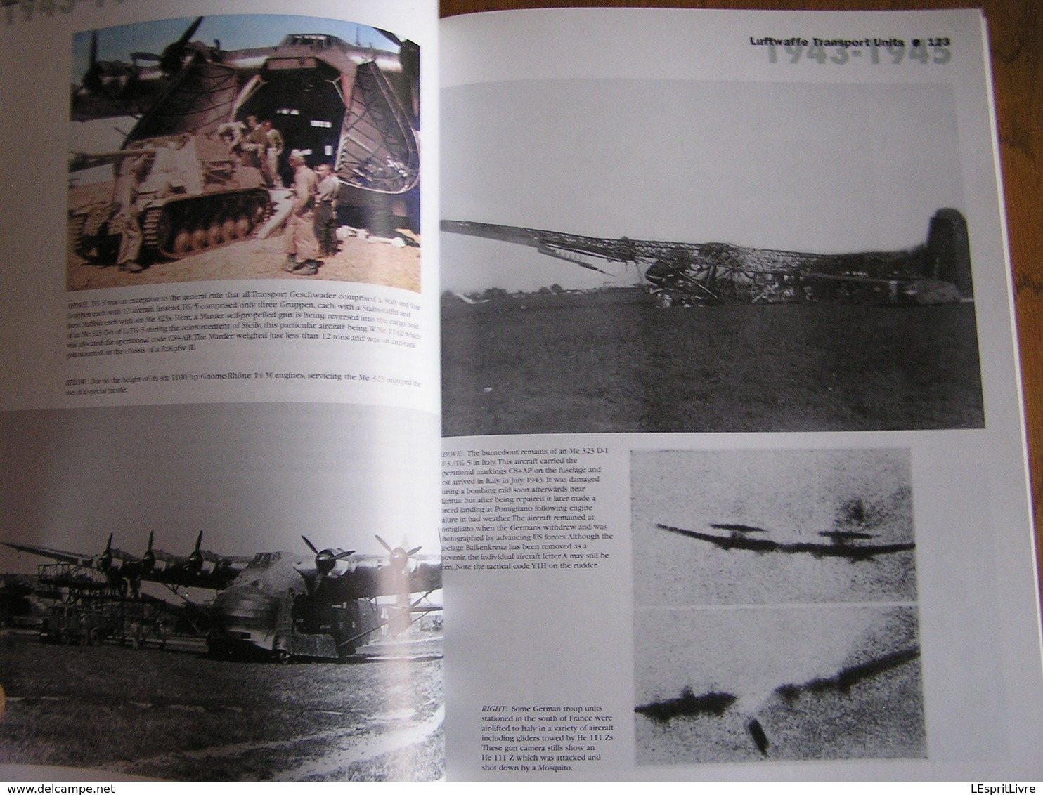 LUFTWAFFE TRANSPORT UNITS 1943 1945 Vol 2 Aircraft Transporter Marking Guerre 40 45 Aviation Allemande Avion JU 52 ME