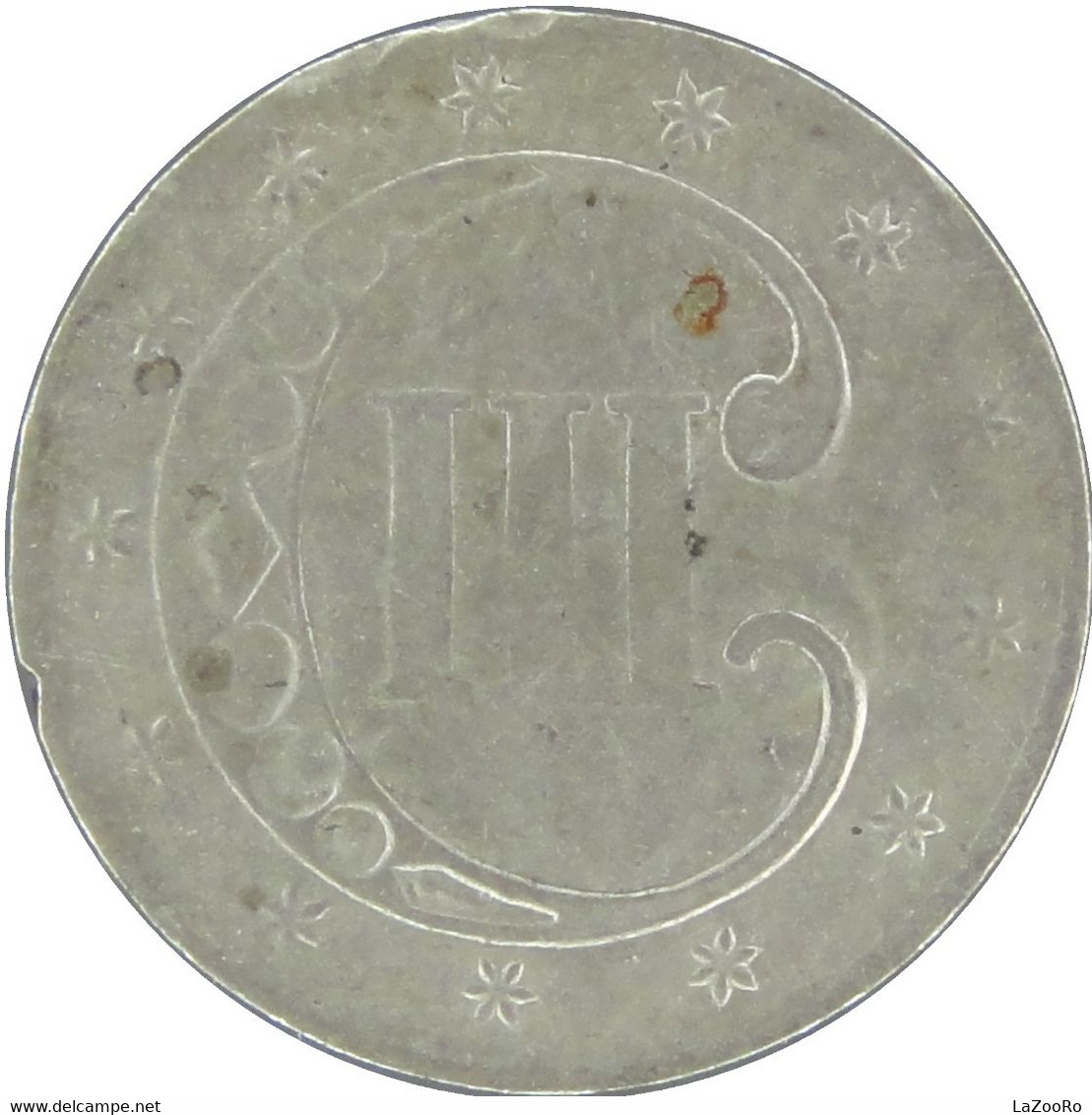 LaZooRo: United States Of America 3 Cents 1852 VF / XF - Silver - 2, 3 & 20 Cent
