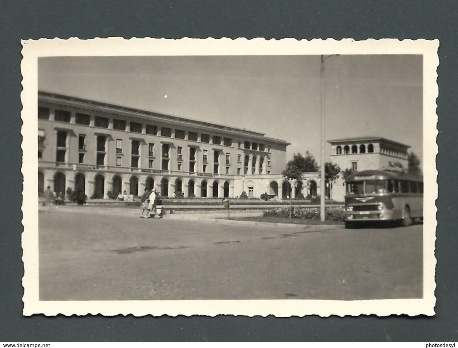 MAMAIA (Roumanie) L'hôtel Yalta Avec Autobus Ancien PHOTO Originale - Lieux