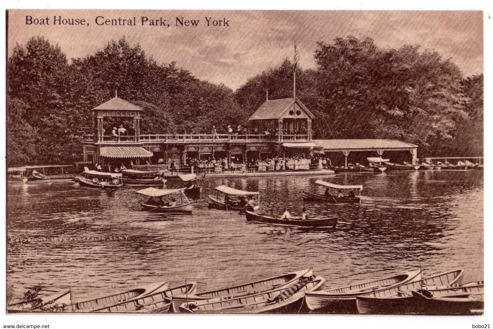 6904 - Central-Park ( New-York City ) USA - Boat House - - Central Park