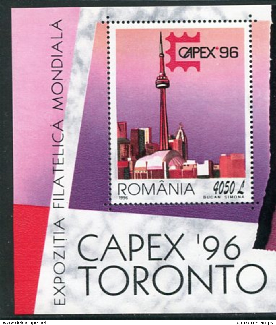 ROMANIA 1996 CAPEX '96 Exhibition Block MNH / **.  Michel Block 301 - Neufs