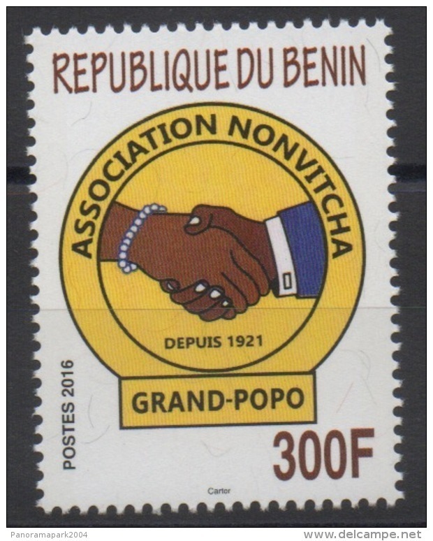 Bénin 2016 Mi. 1673 Association Nonvitcha Grand-Popo Depuis 1921 1 Timbre MNH** - Benin – Dahomey (1960-...)