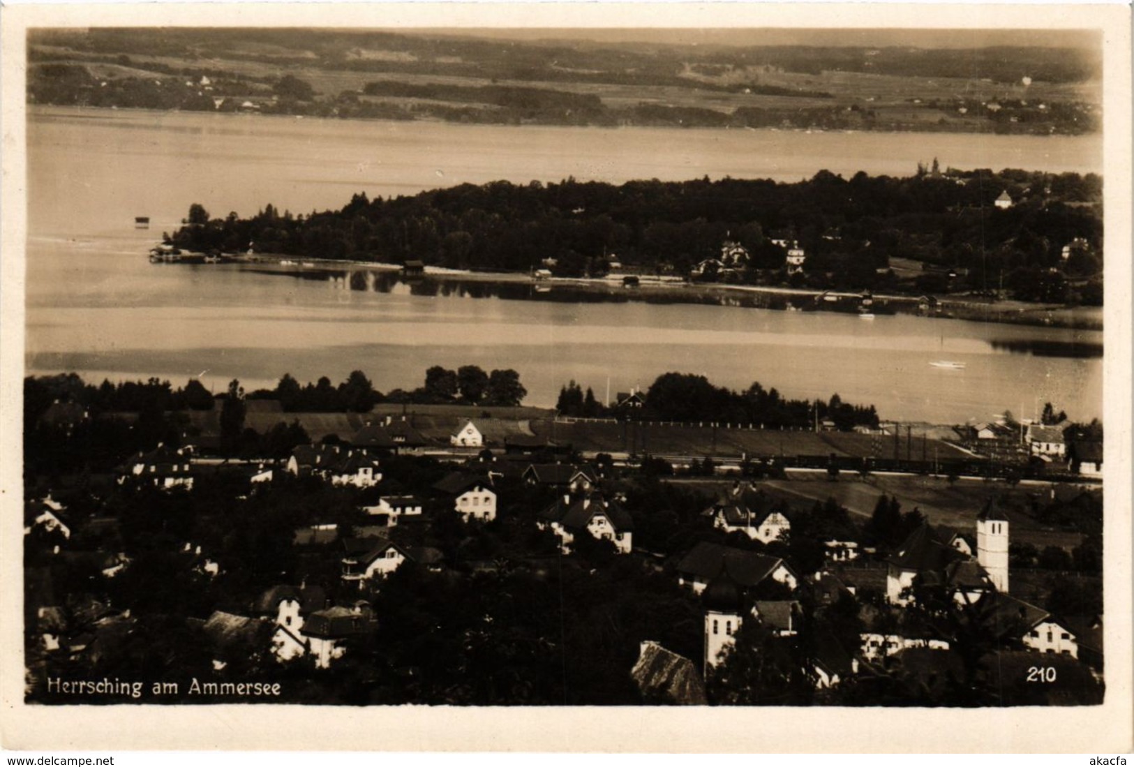 CPA AK Herrsching Am Ammersee - Totalansicht GERMANY (962547) - Herrsching