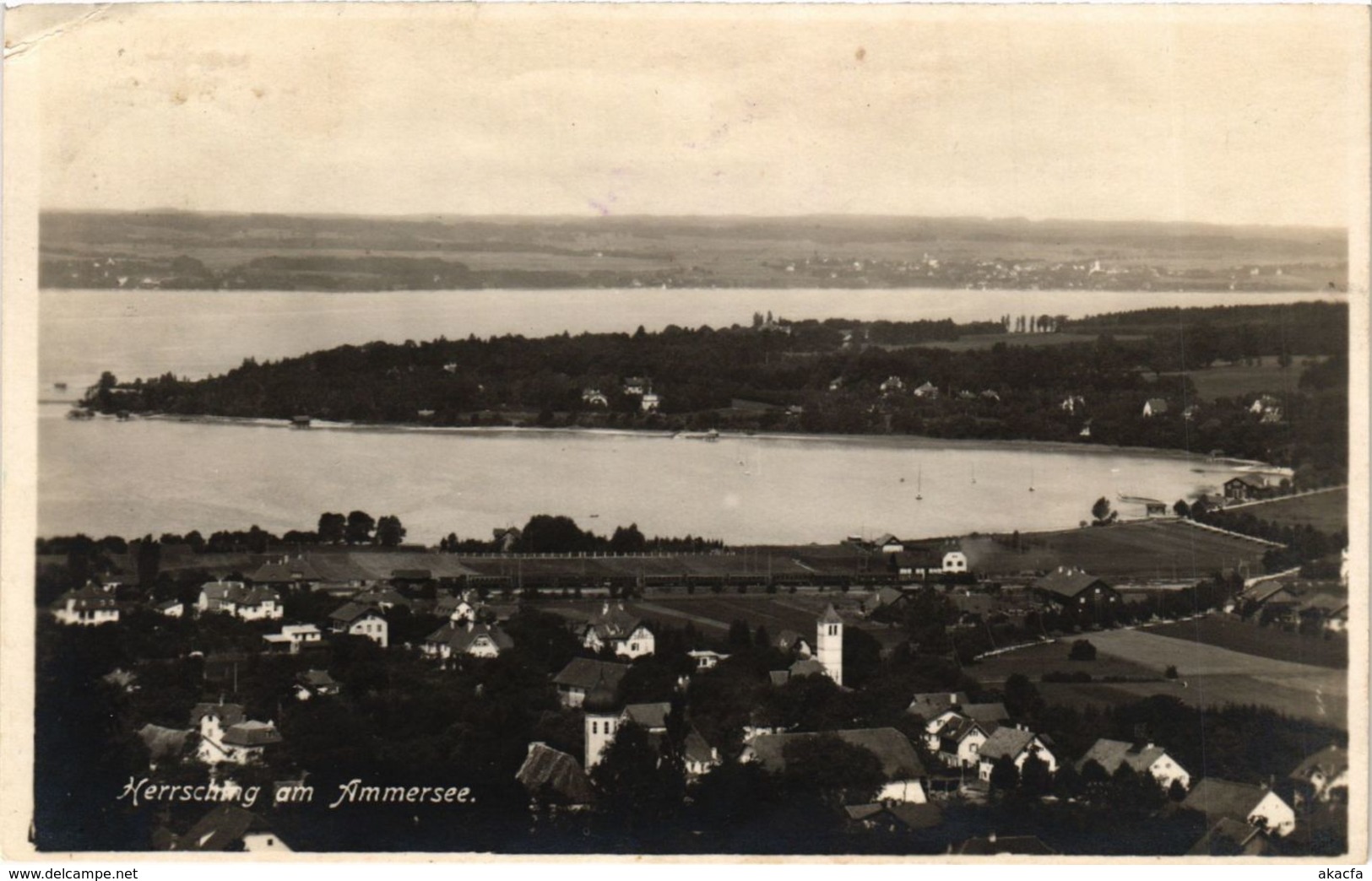 CPA AK Herrsching Am Ammersee - Totalansicht GERMANY (962548) - Herrsching